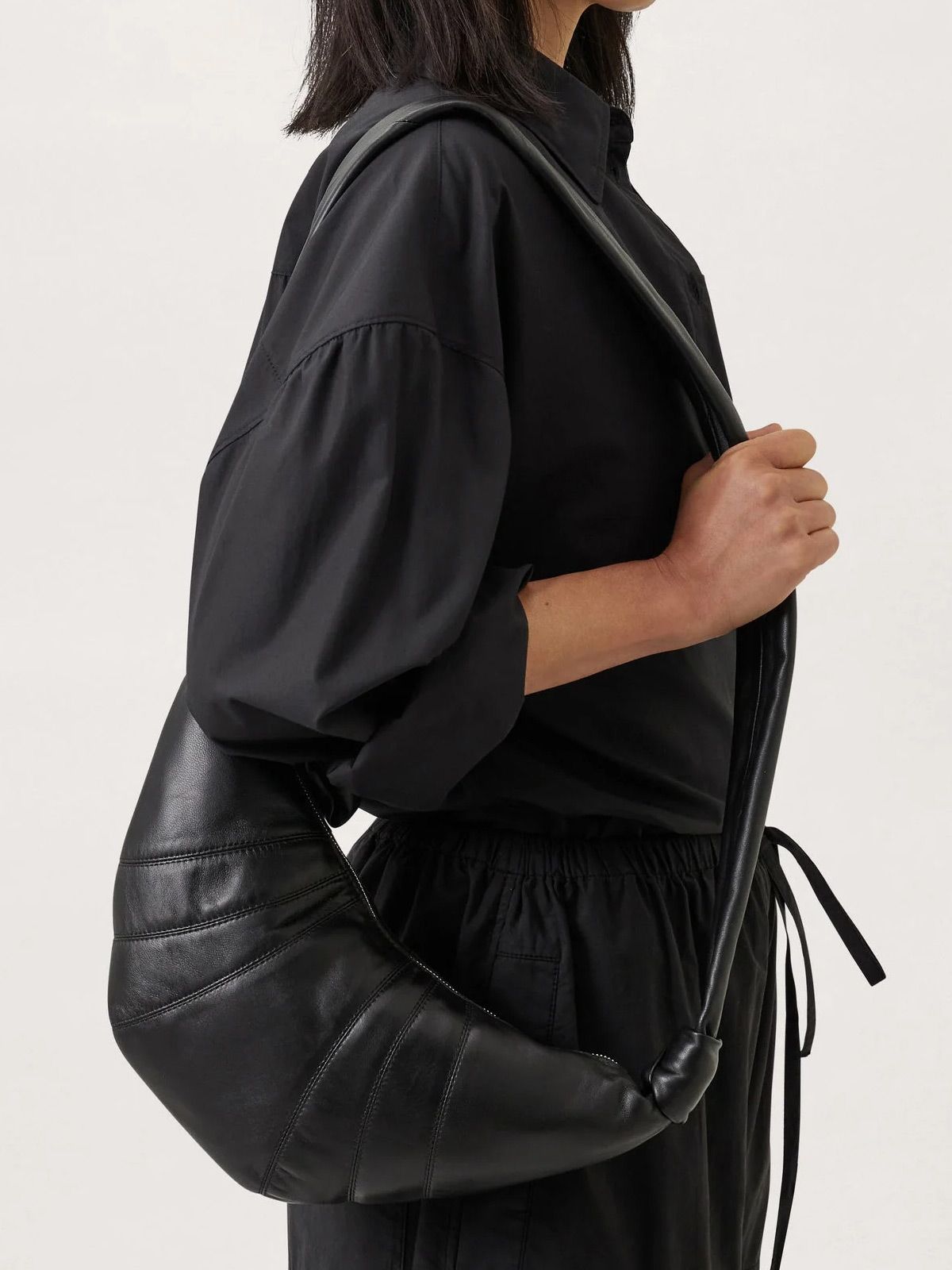 small croissant bag nero LEMAIRE