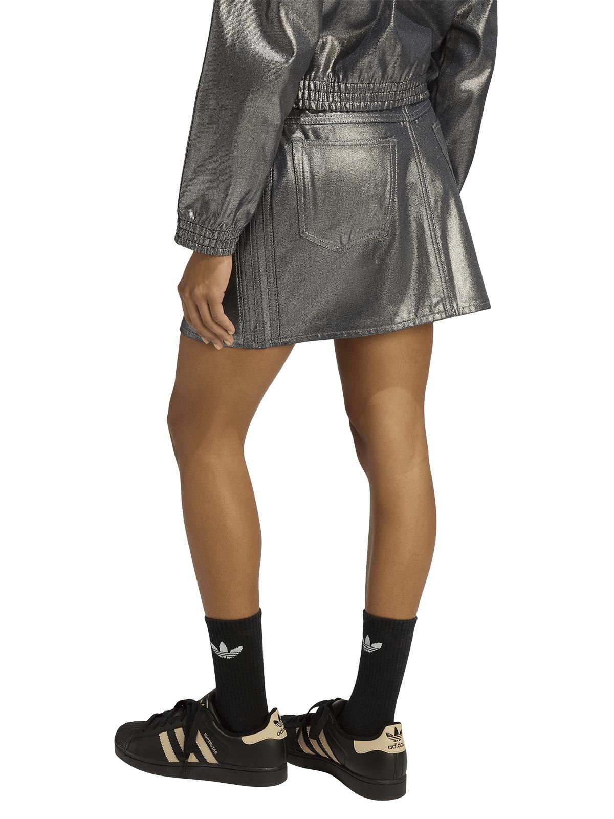 Skirt denim silver ADIDAS ORIGINALS