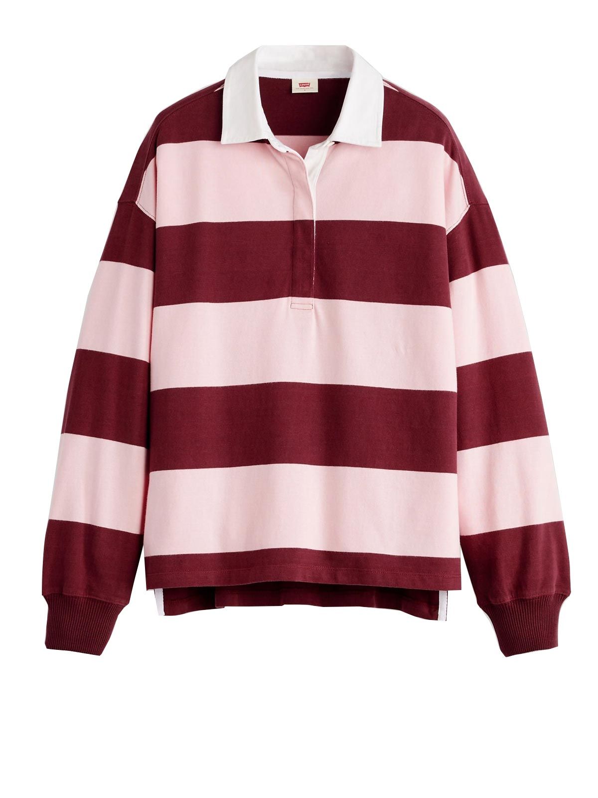 Maglia Reenie Rugby rossa/rosa