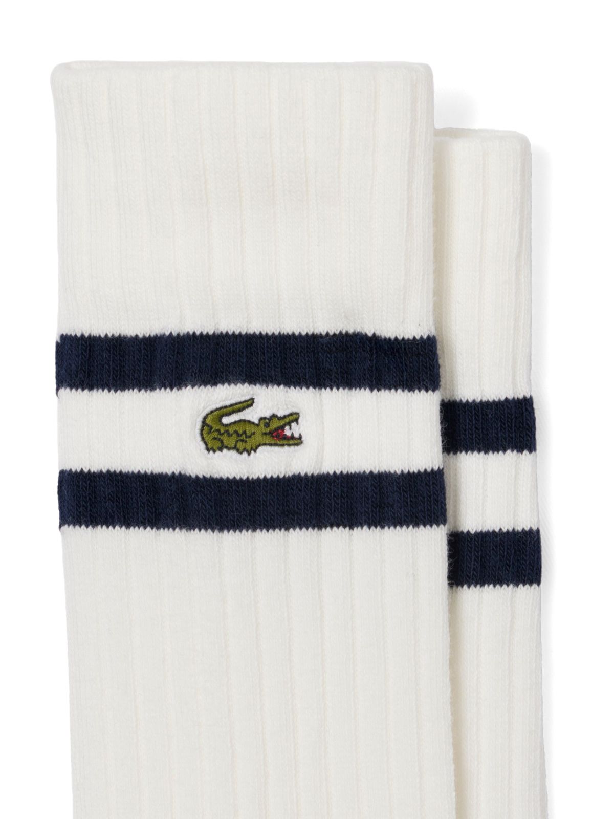 Socks white/black LACOSTE