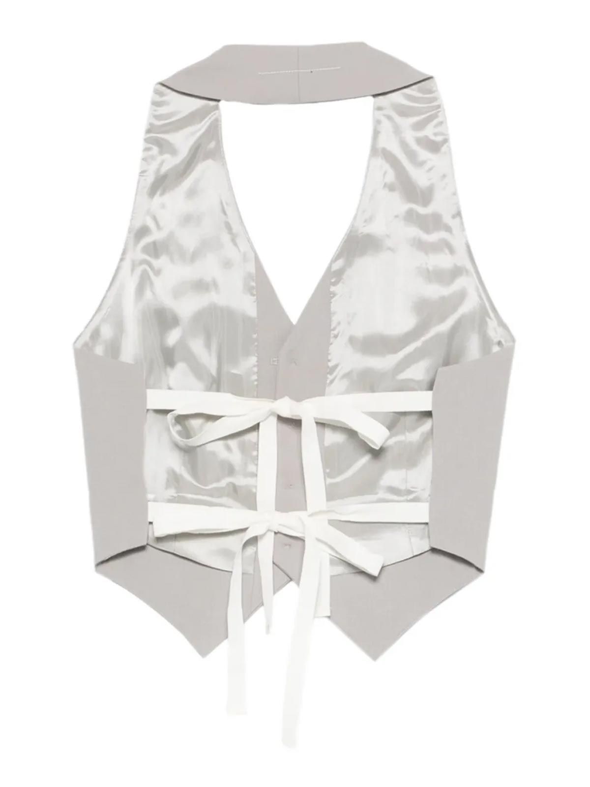 Gilet grigio MM6 MAISON MARGIELA