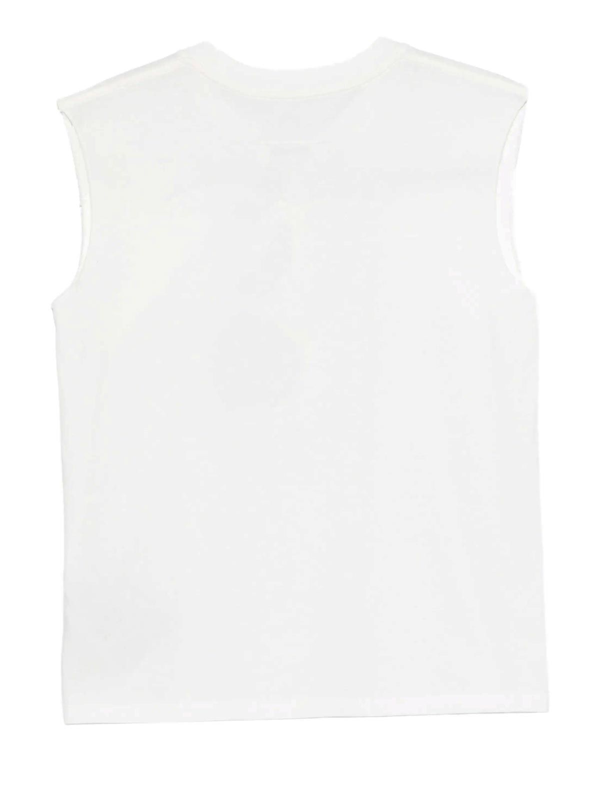 Canotta bianca MM6 MAISON MARGIELA