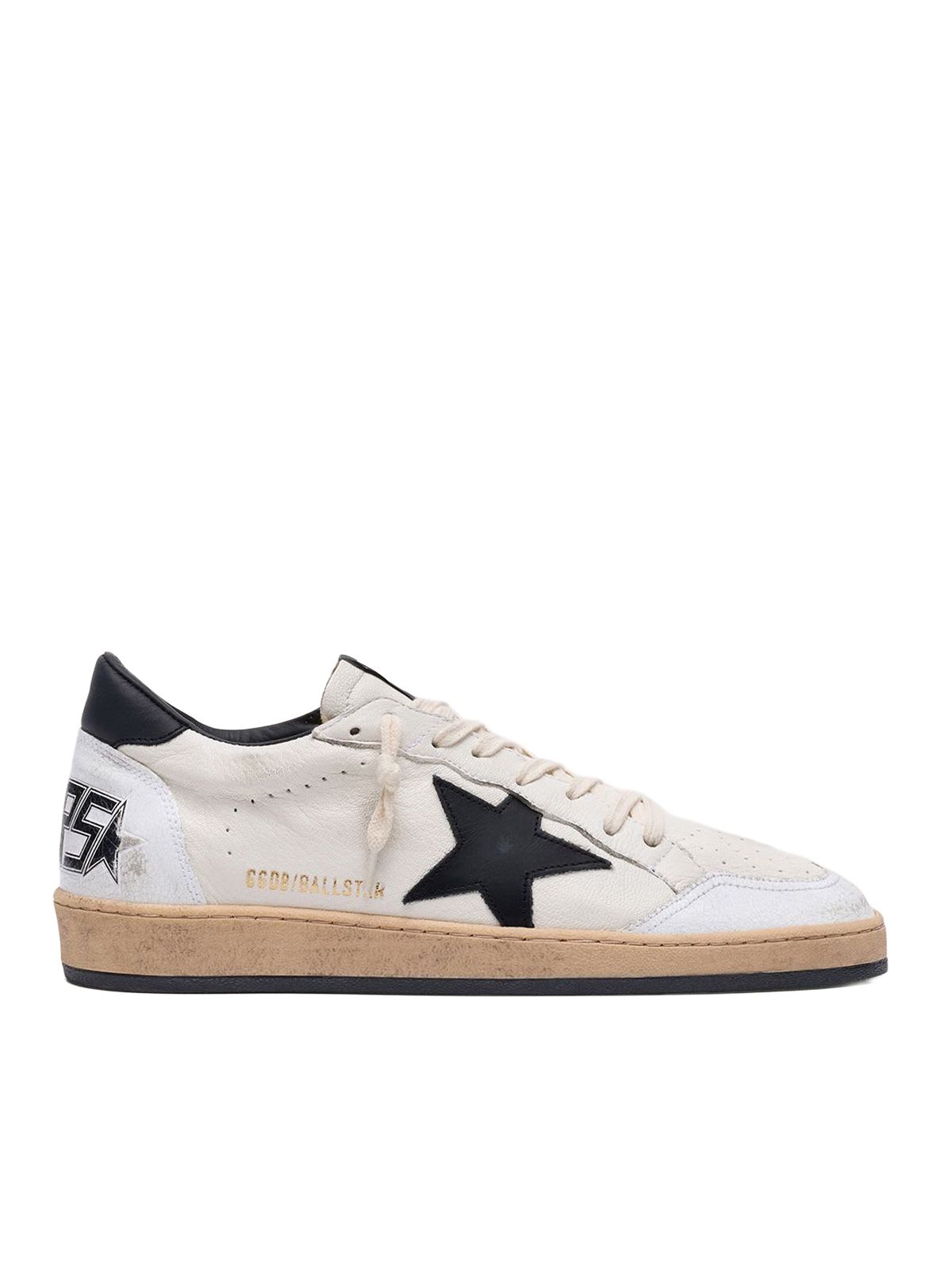 White ballstar sneakers