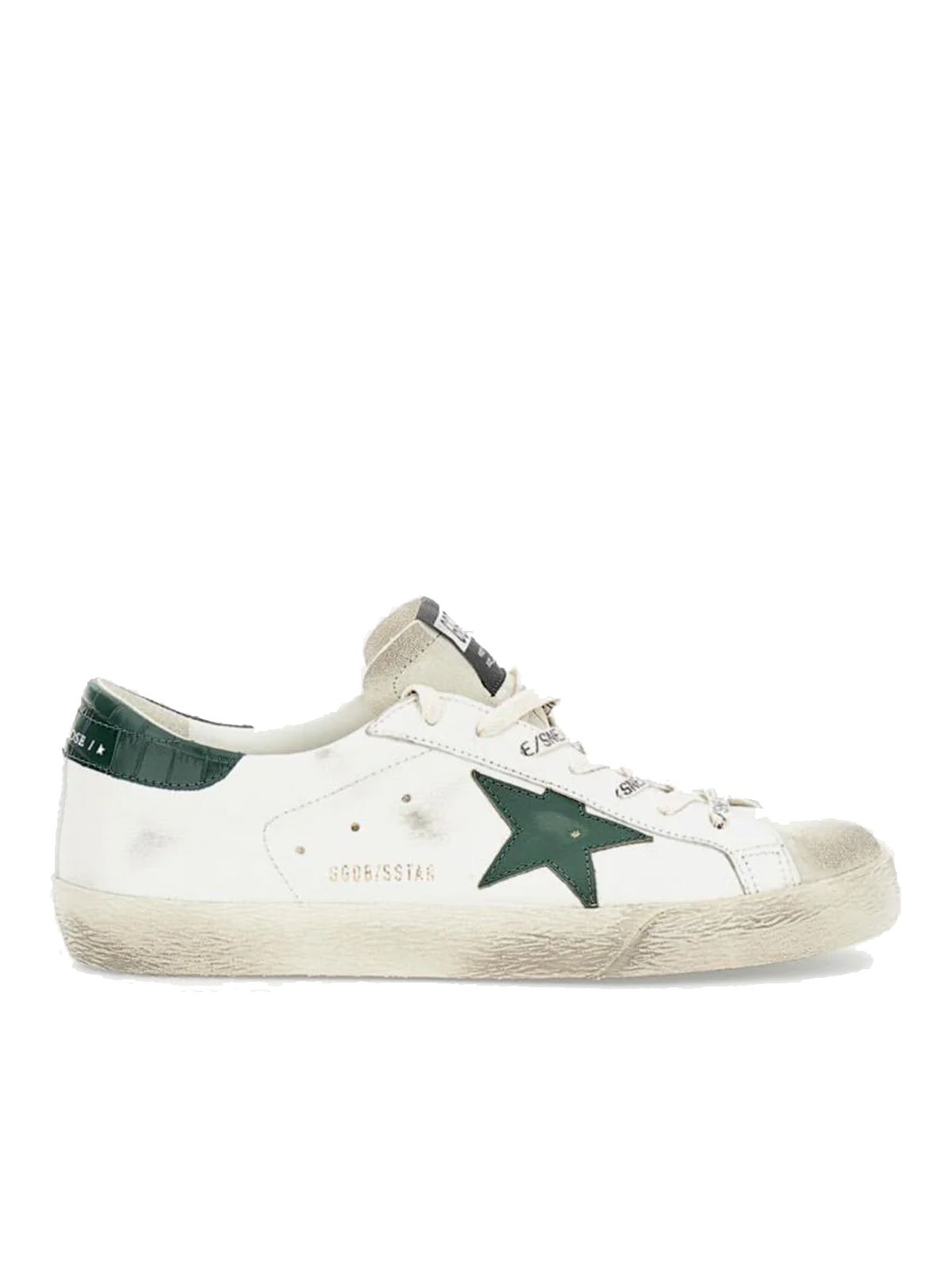 super star nappa white/green