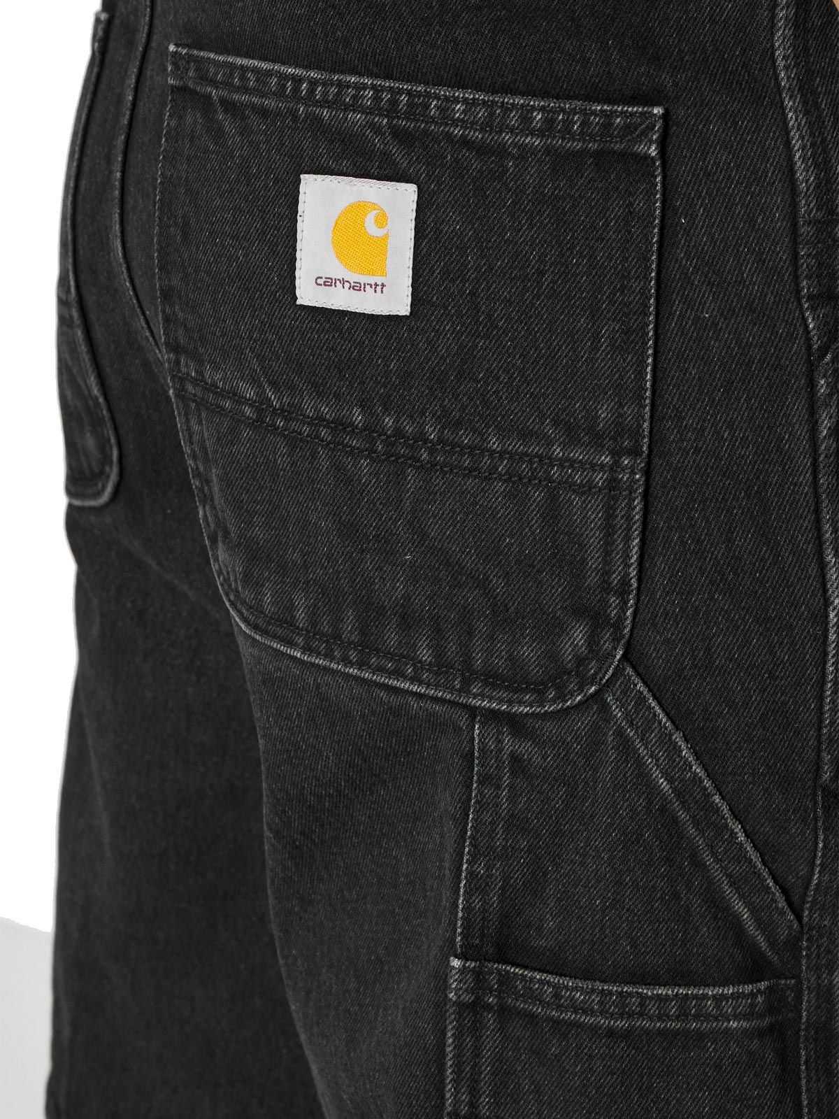 single knee short denim nero CARHARTT WIP