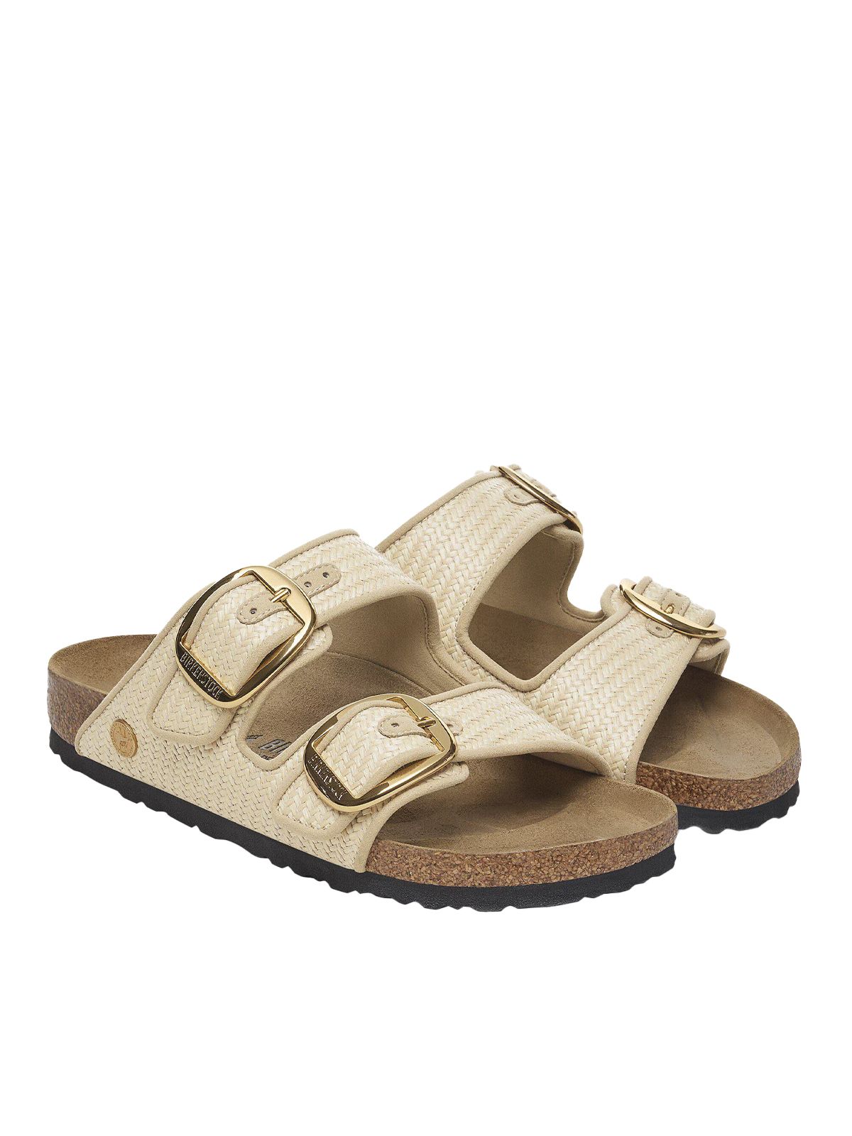 Arizona big buckle raffia BIRKENSTOCK