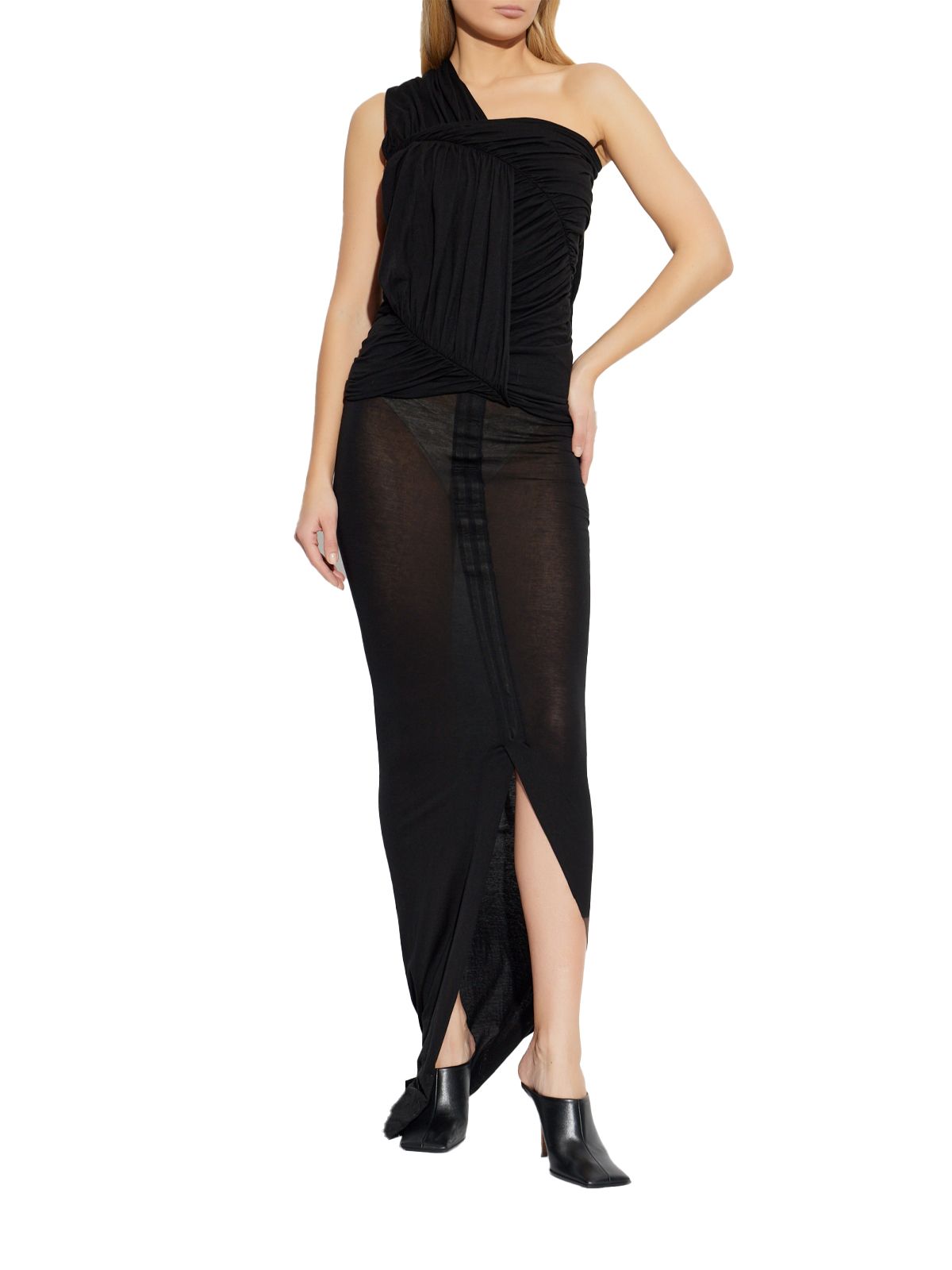 soft edfu skirt black DRKSHDW