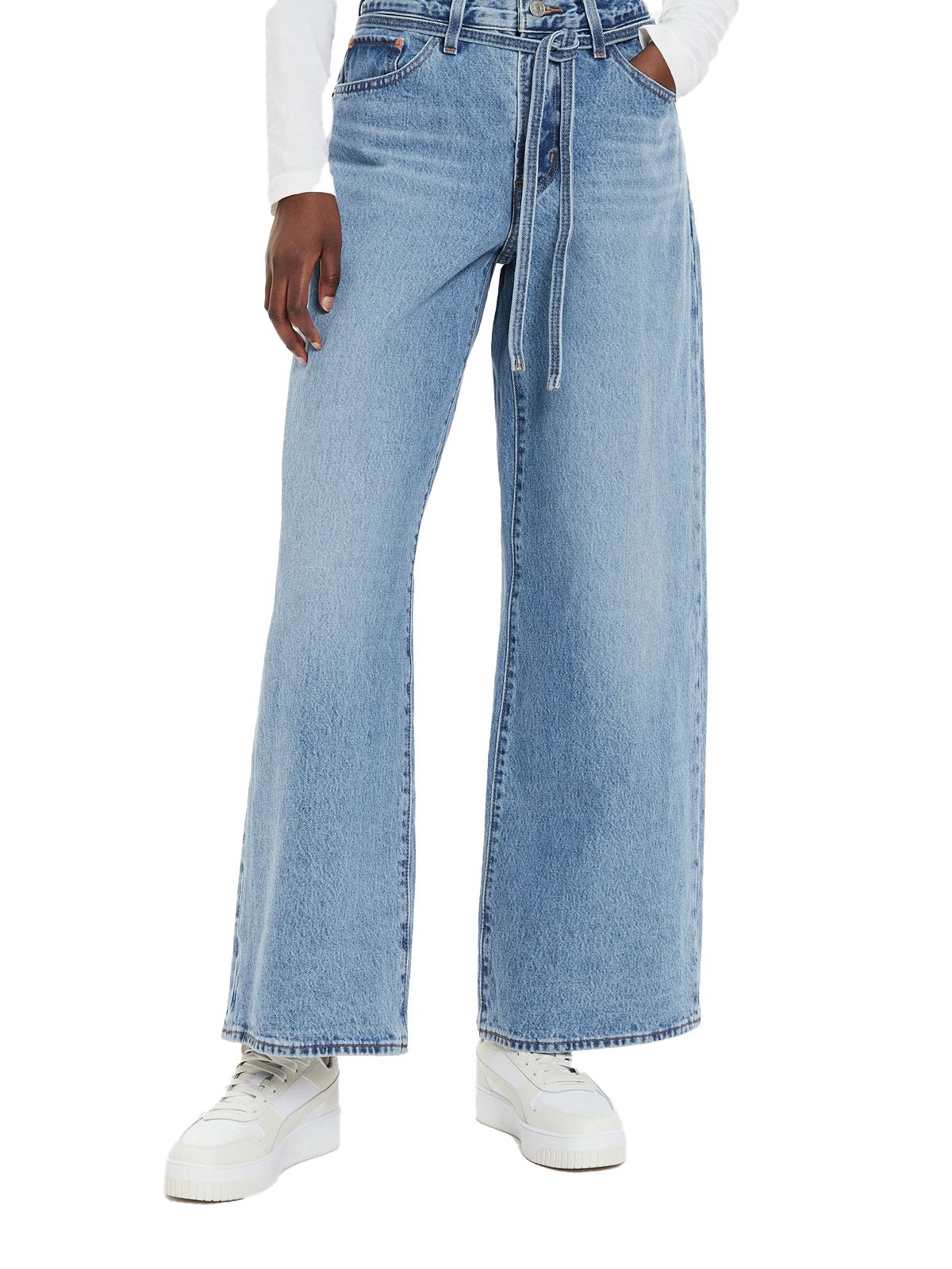 XL straight good grades tencel blue jeans LEVI'S