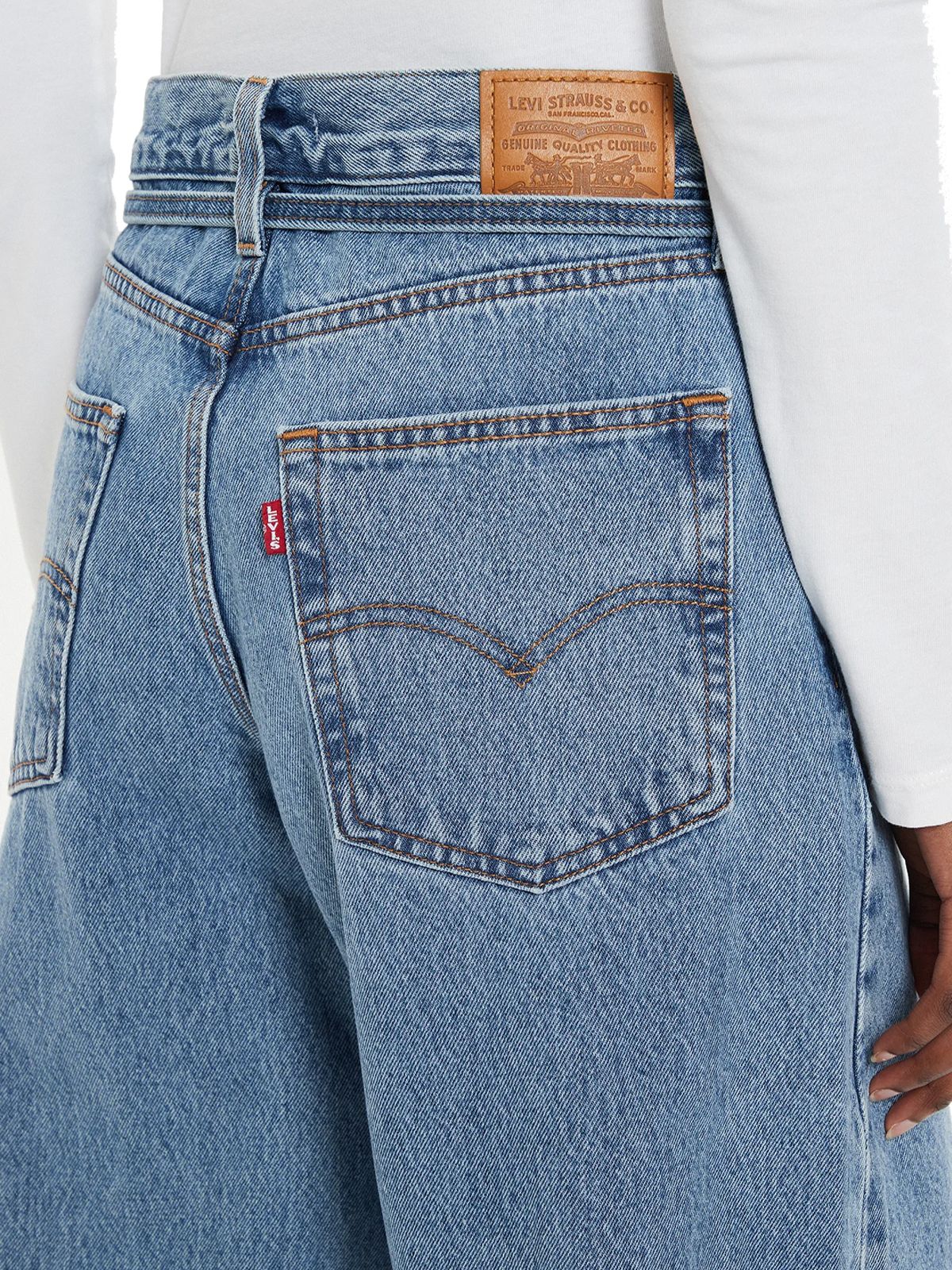 XL straight good grades tencel blue jeans LEVI'S