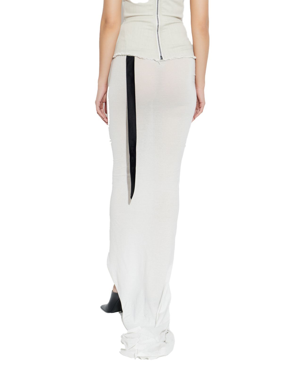 soft edfu skirt white DRKSHDW