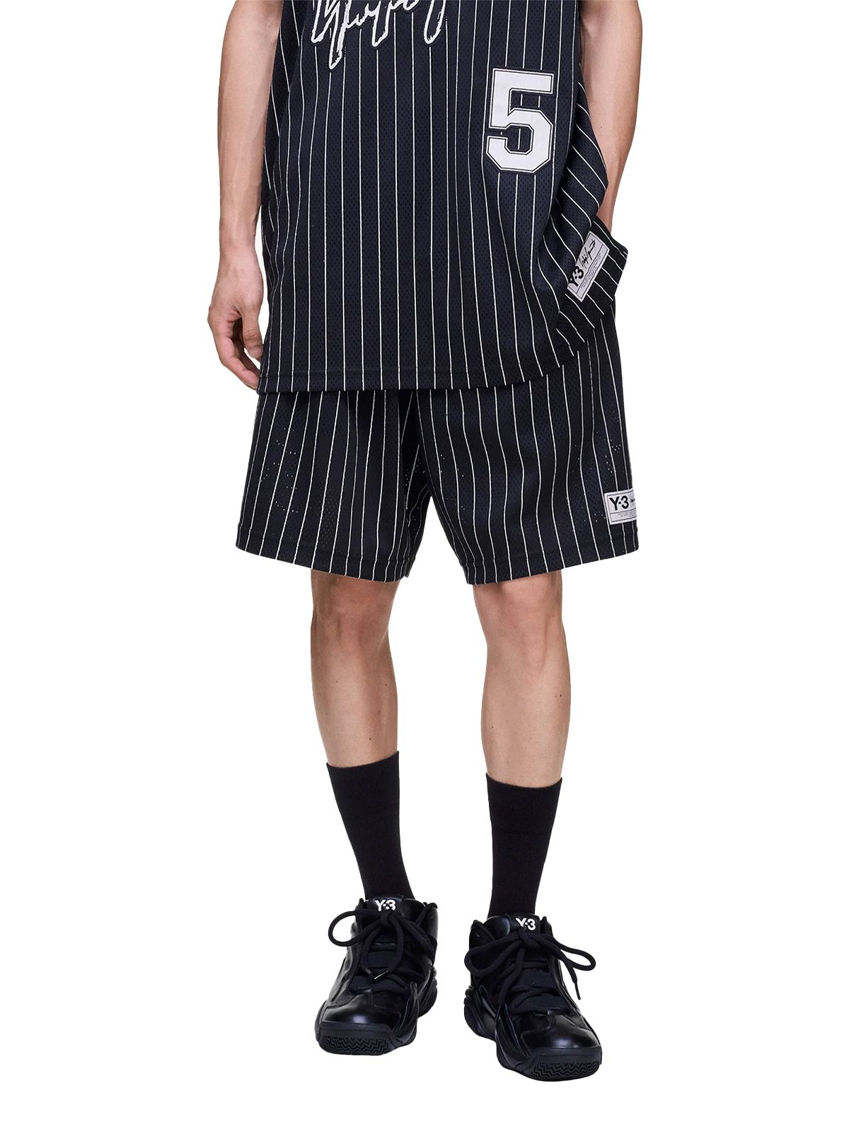 mesh shorts nero Y-3