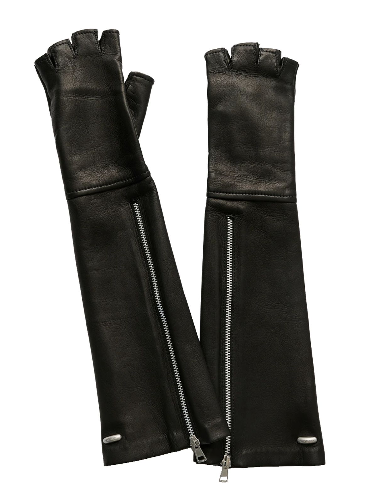 zipped dining guanti neri