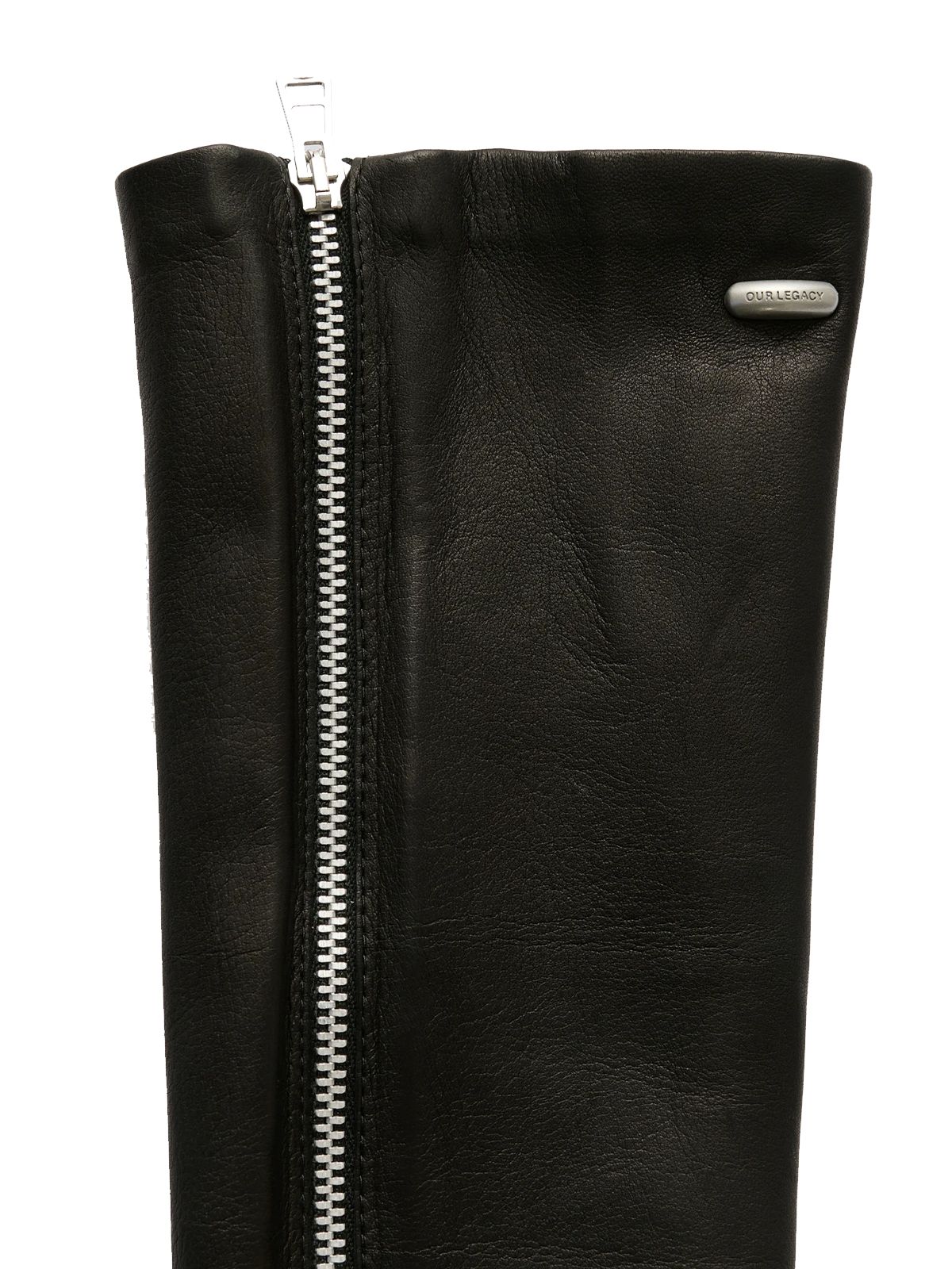 zipped dining guanti neri OUR LEGACY