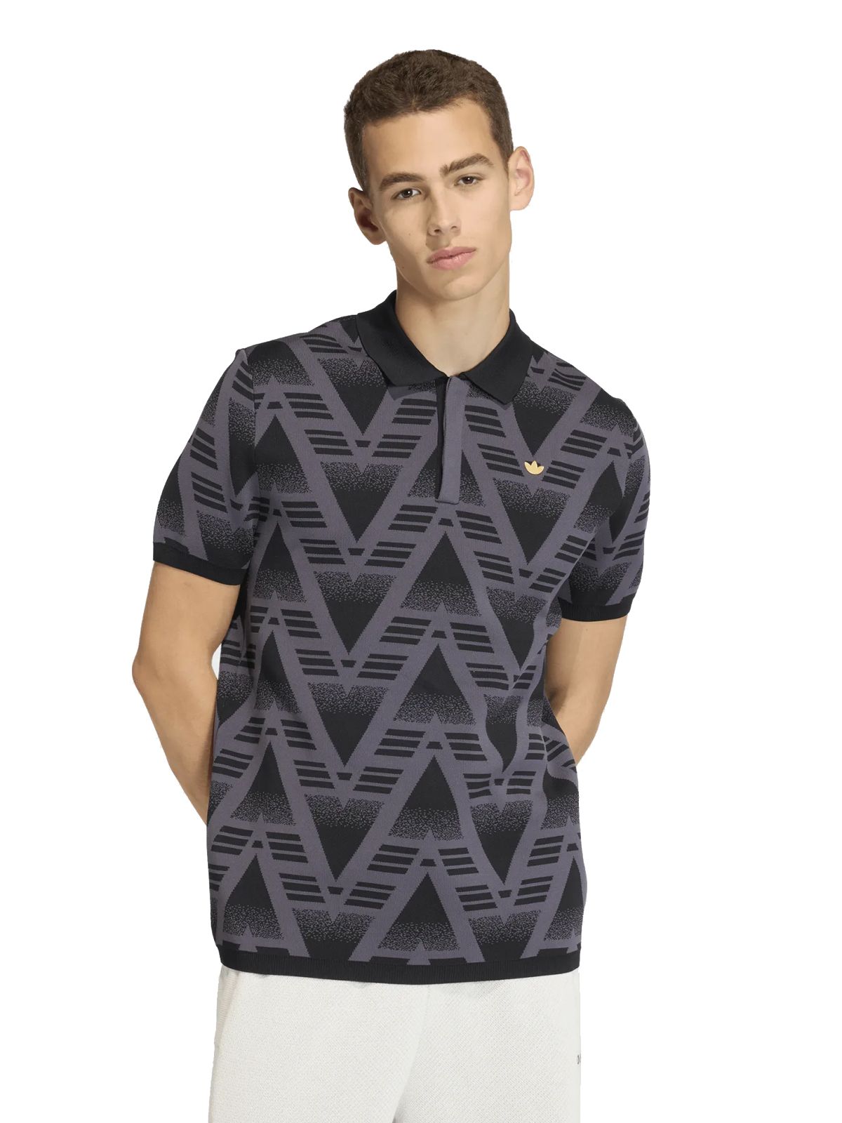 polo nera ADIDAS ORIGINALS