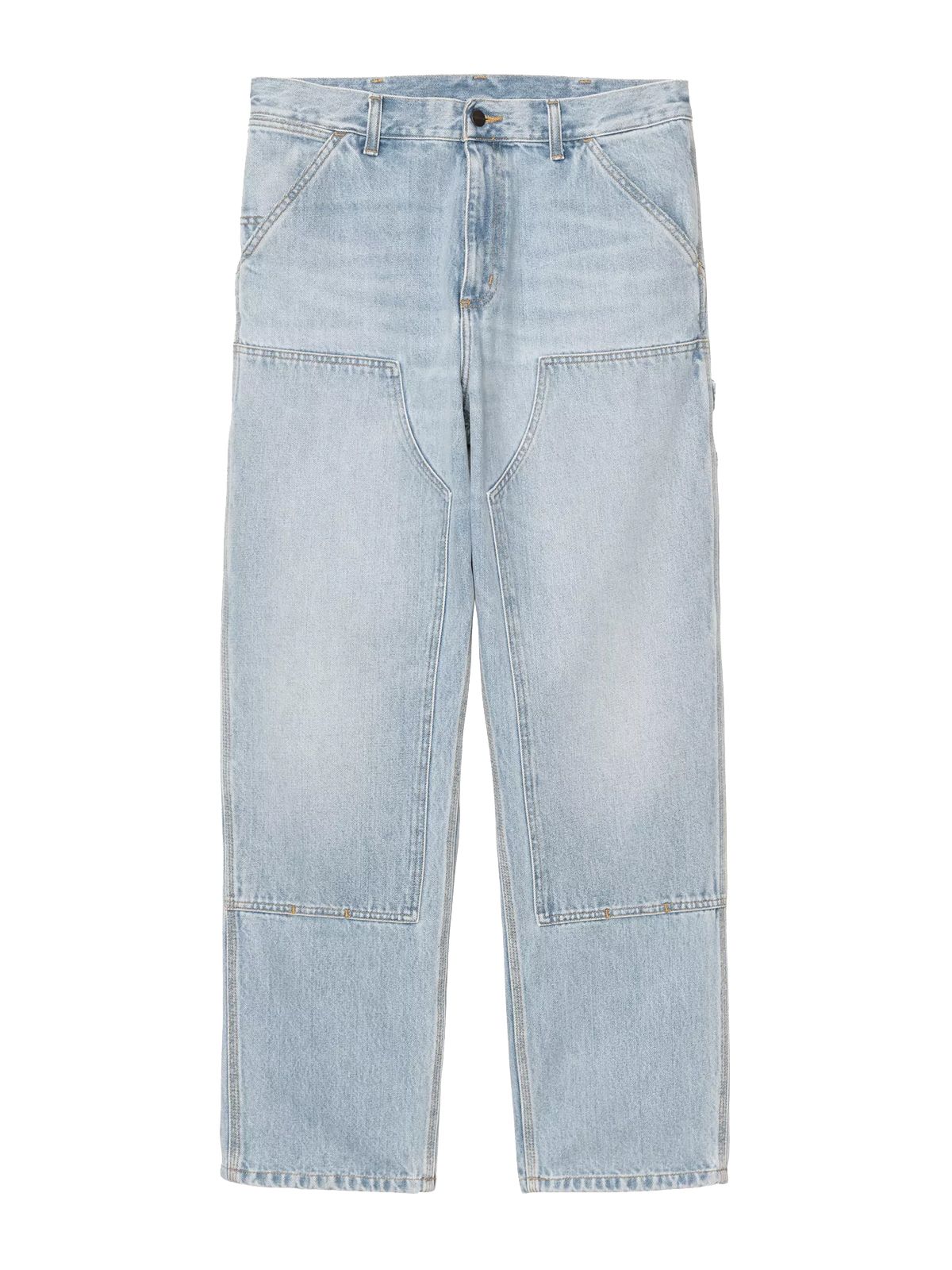 double knee pant blu 