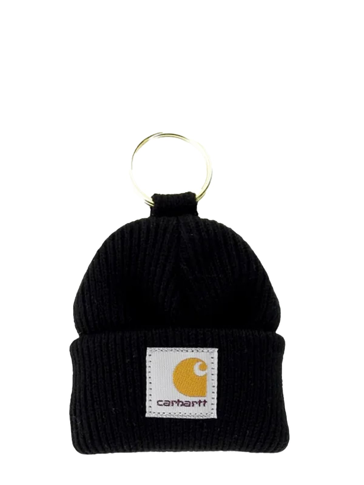 mini watch hat keychain nero