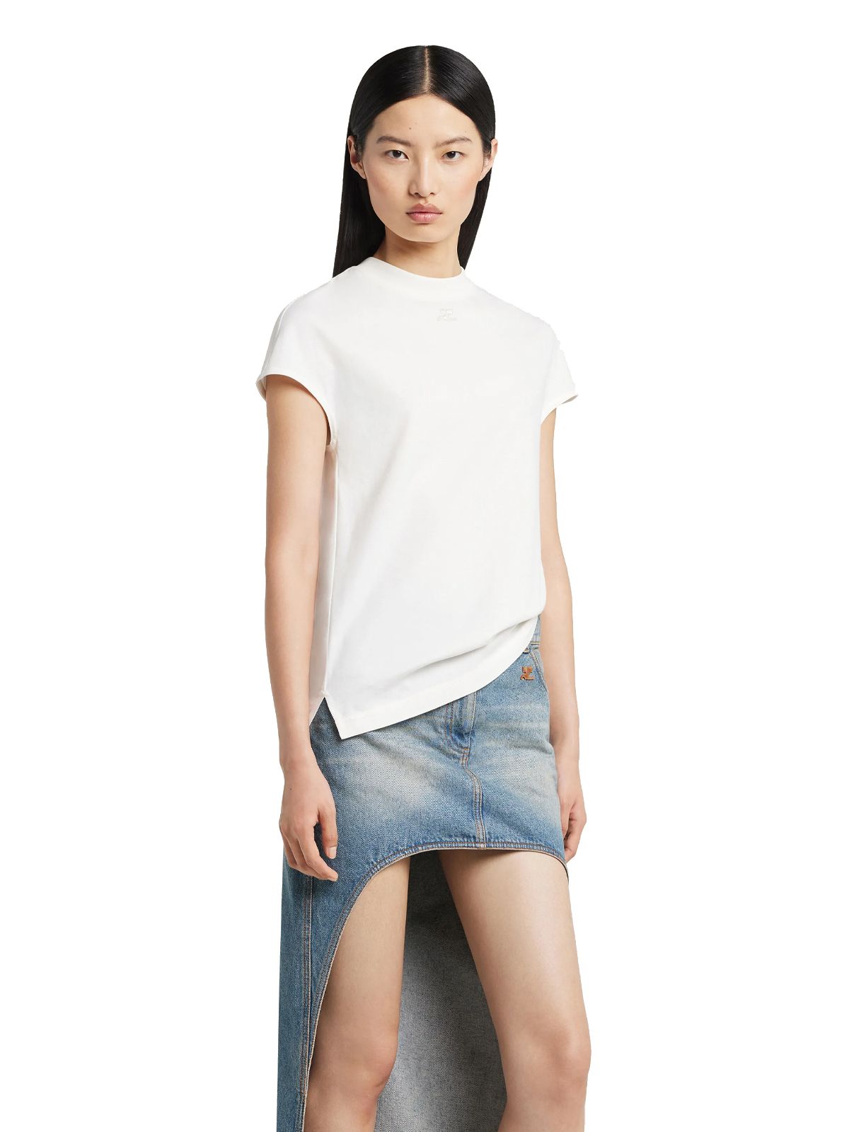 oversized t-shirt white COURREGES