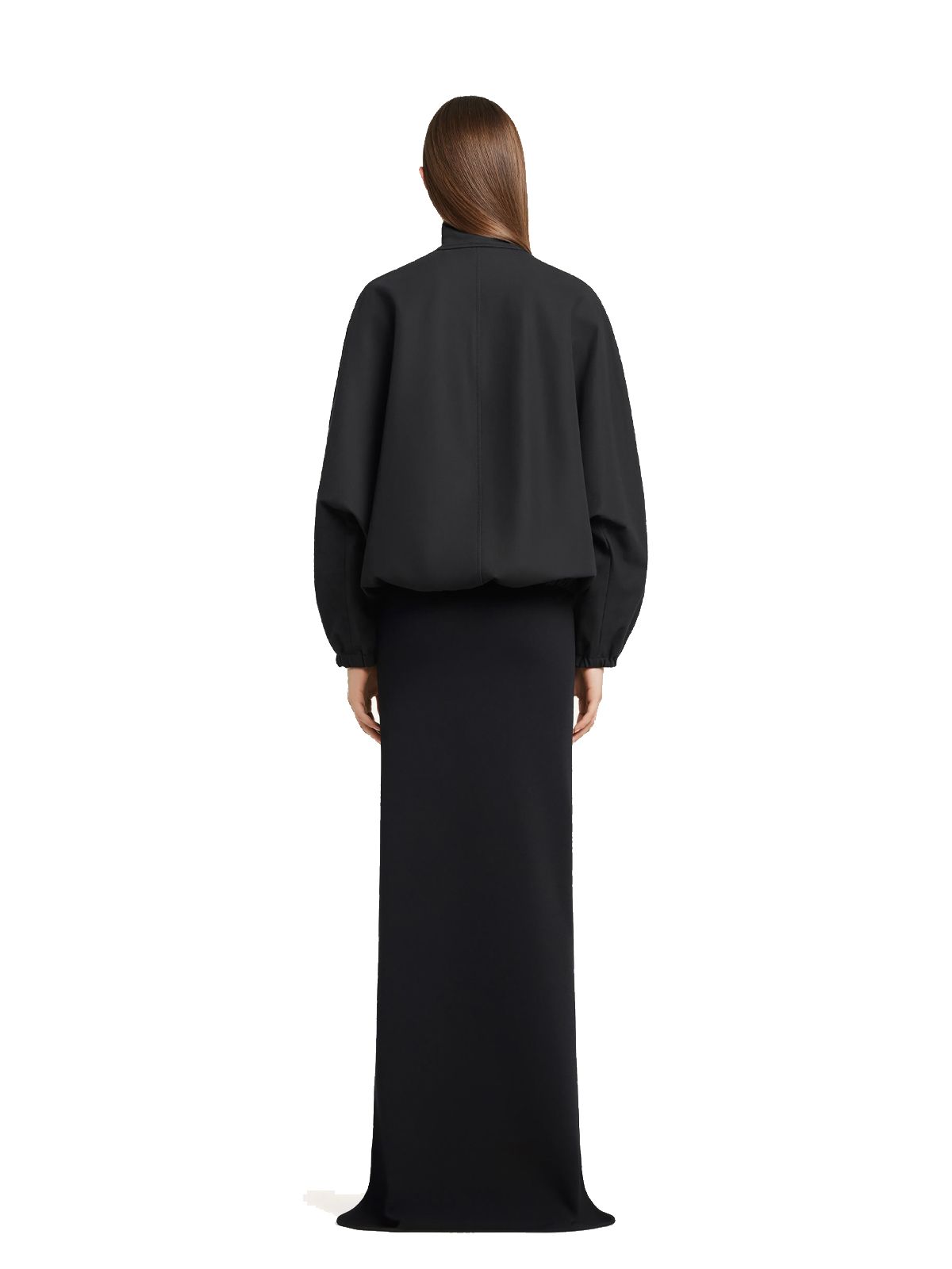 asymetrical knit skirt black COURREGES