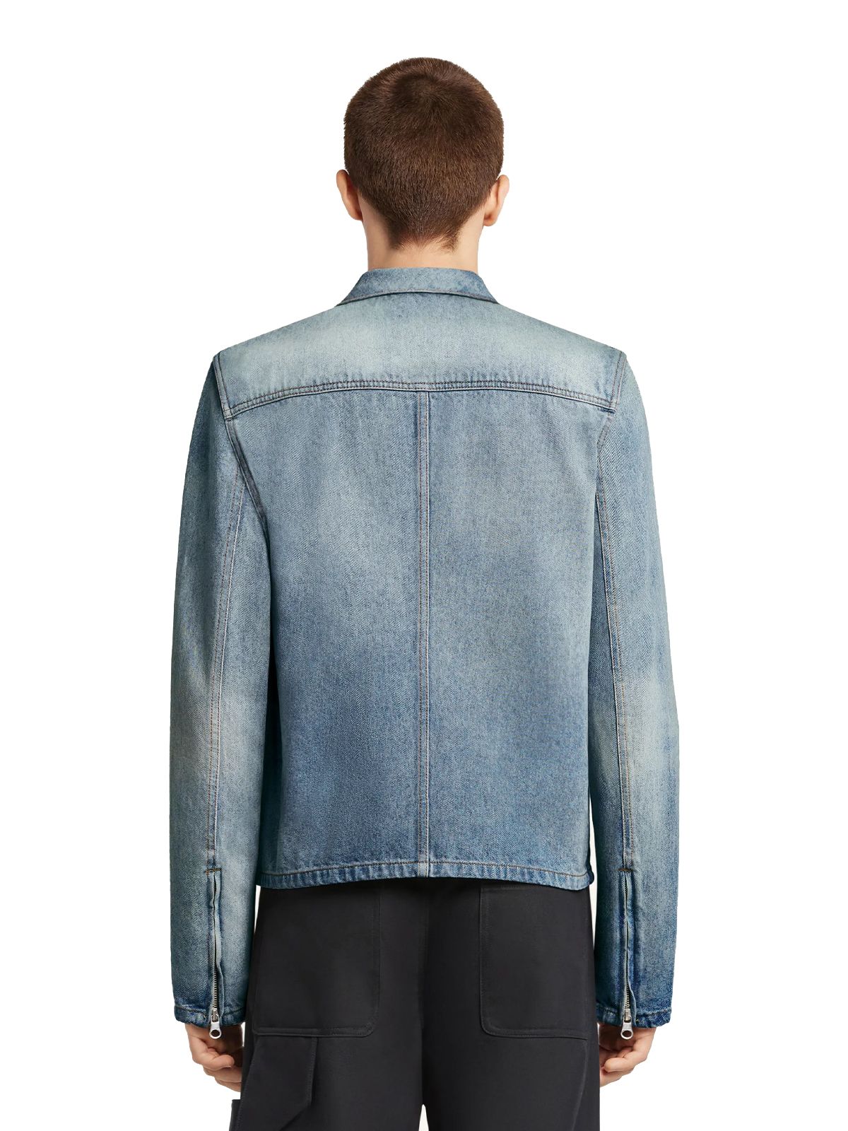 jacket city shadow denim blue COURREGES