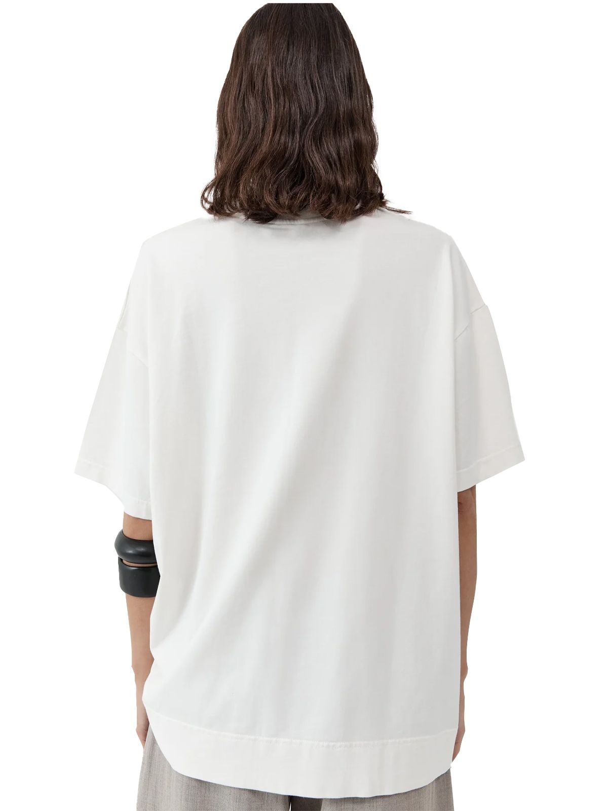 homme tee cream ST. AGNI