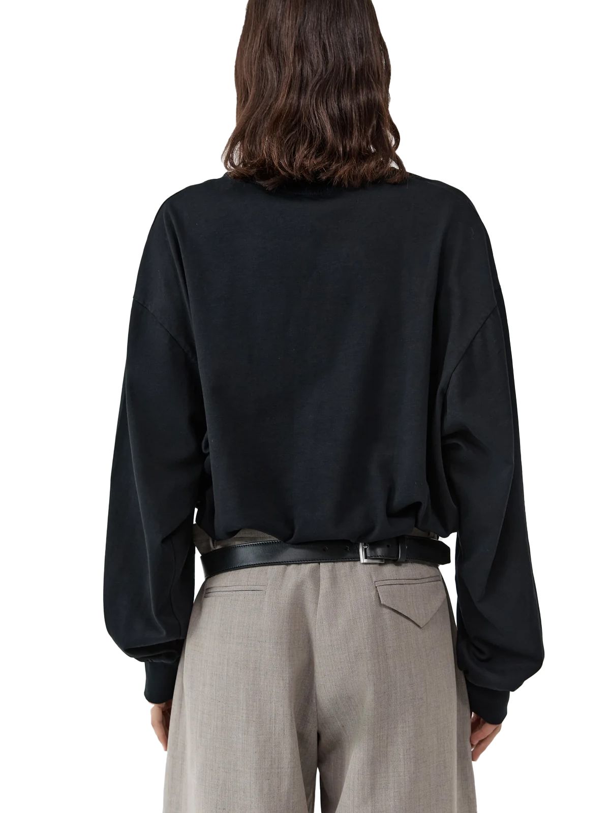 long sleeve top black ST. AGNI