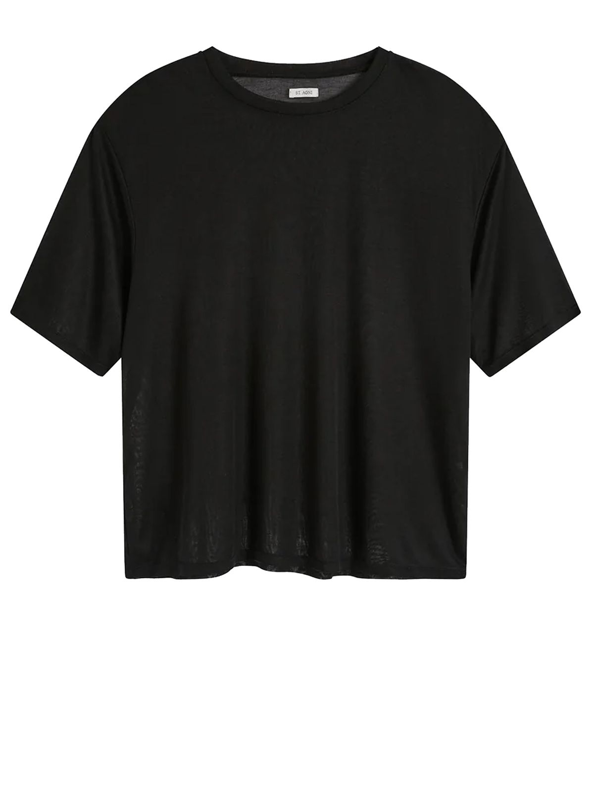 fine jersey relaxed tee nera