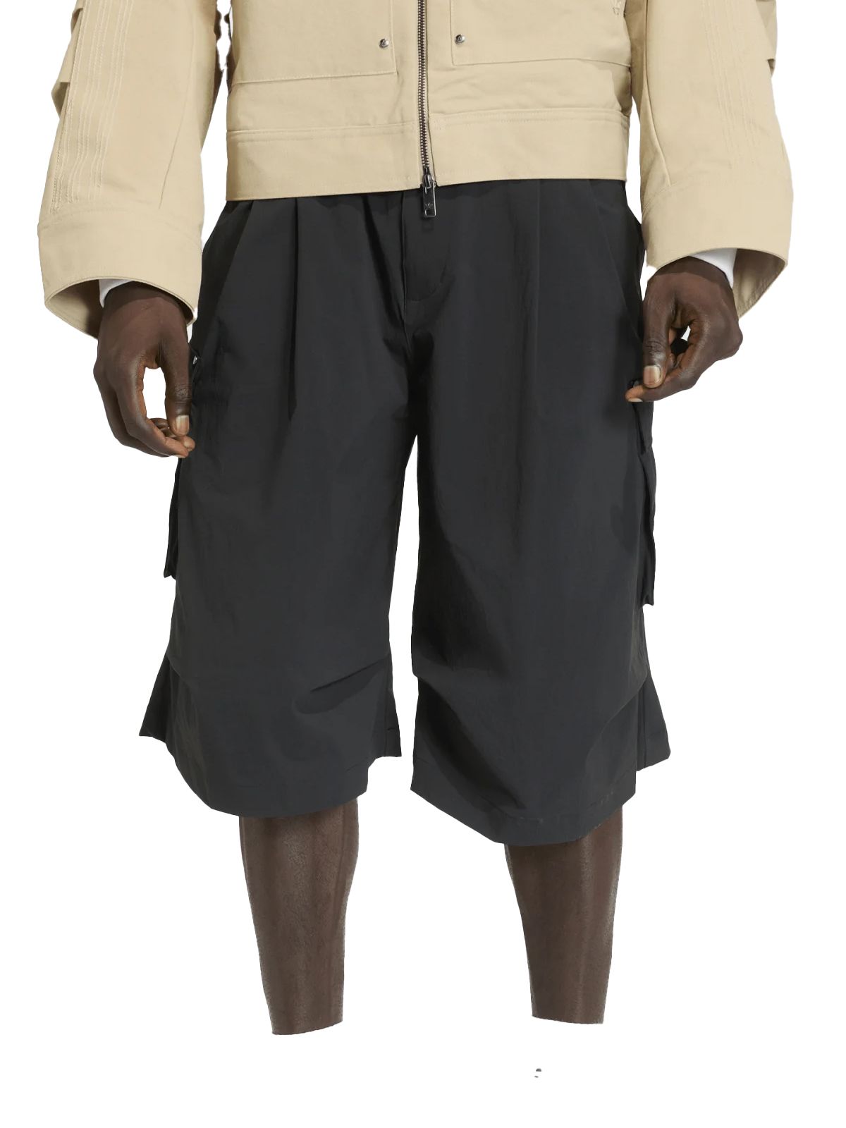 ess shorts black ADIDAS ORIGINALS