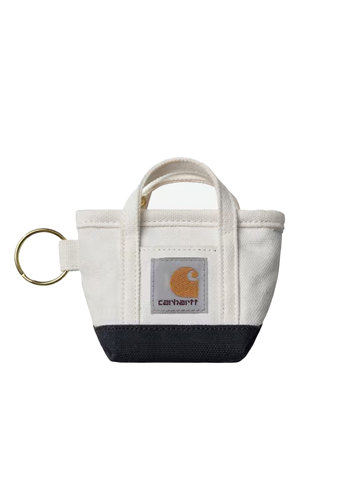 mini tote bag keychain beige CARHARTT WIP