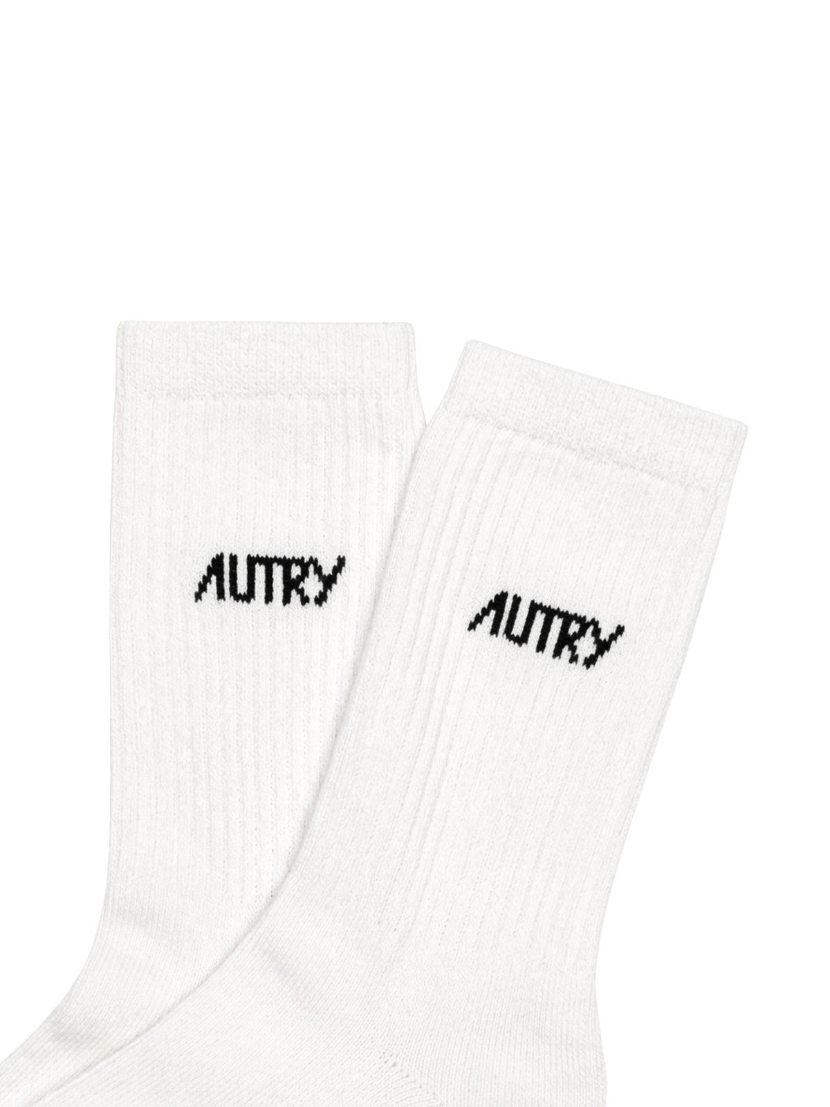 tennis sponge socks sopu-0550 white black socks - men AUTRY