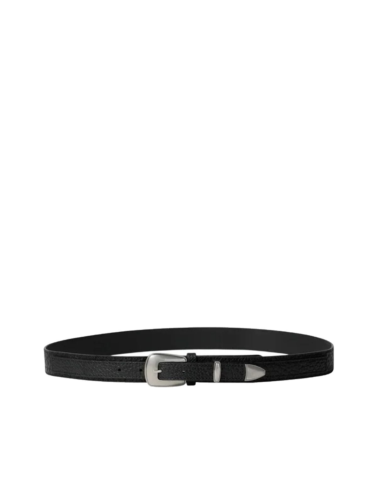 minimal western belt black 
