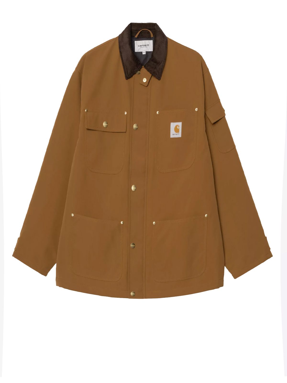 clapton jacket nylon marrone  