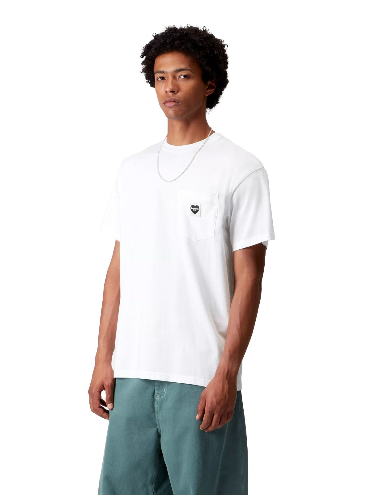 pocket heart t-shirt white  CARHARTT WIP