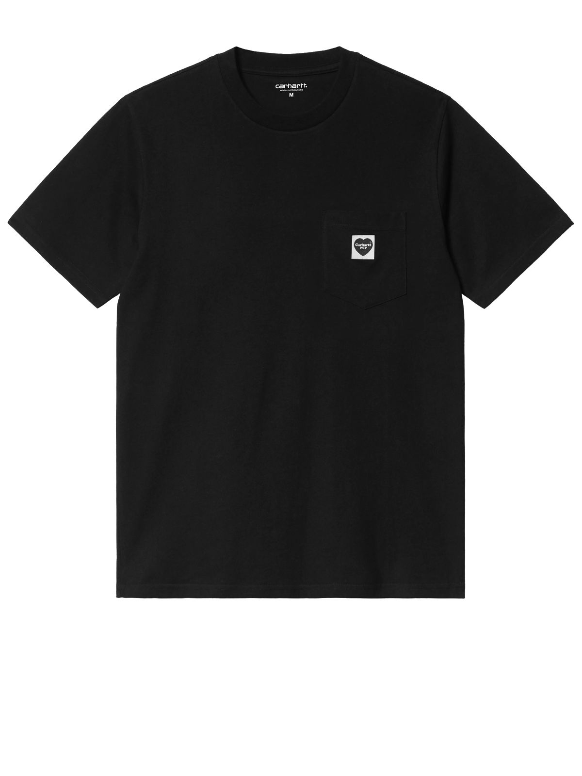 pocket heart t-shirt black 