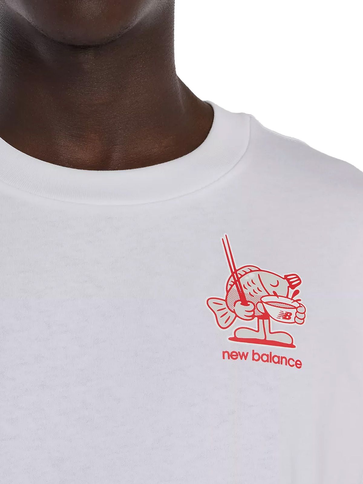 ramen t-shirt bianca  NEW BALANCE