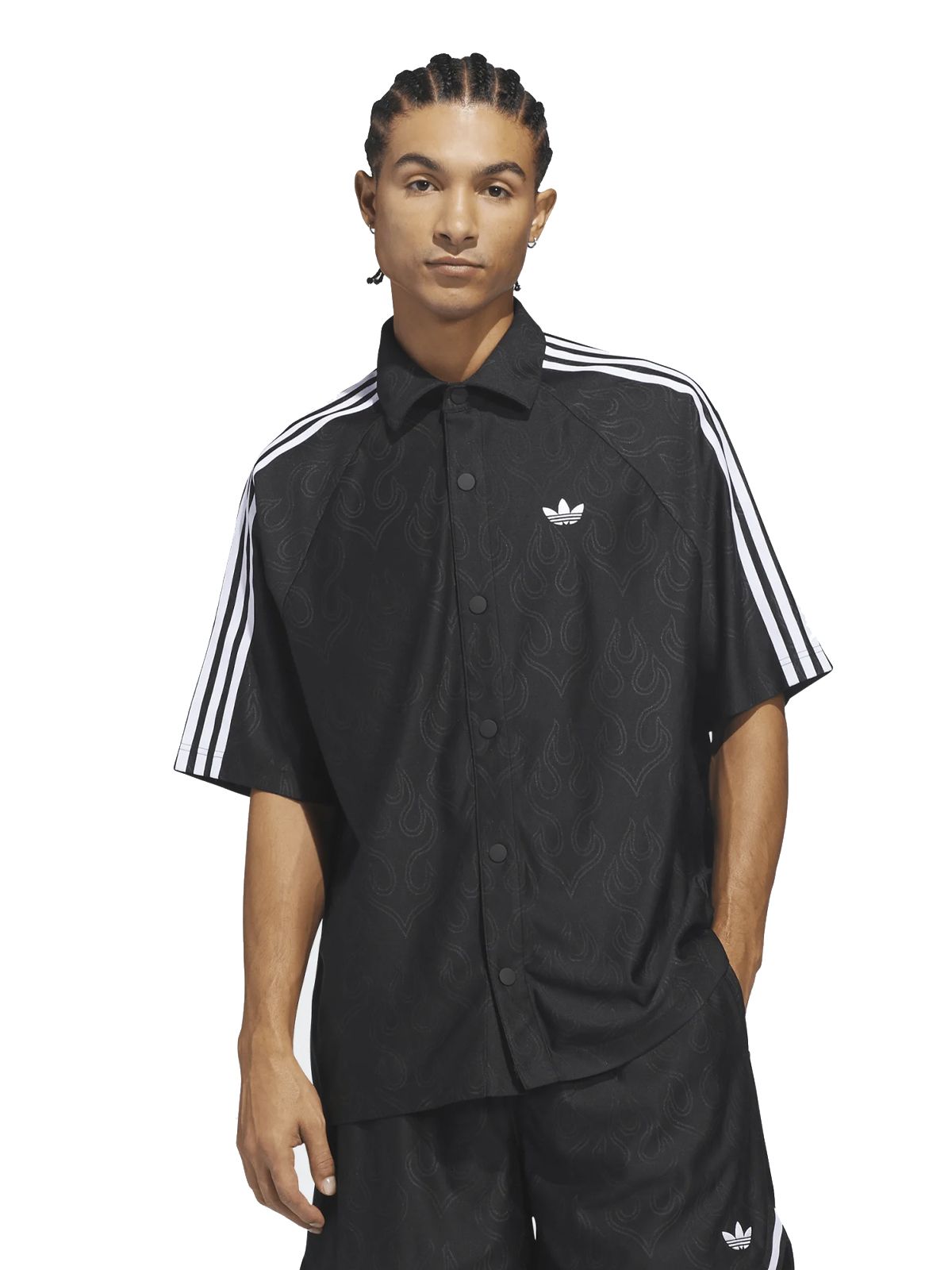 jacquard top nero ADIDAS ORIGINALS