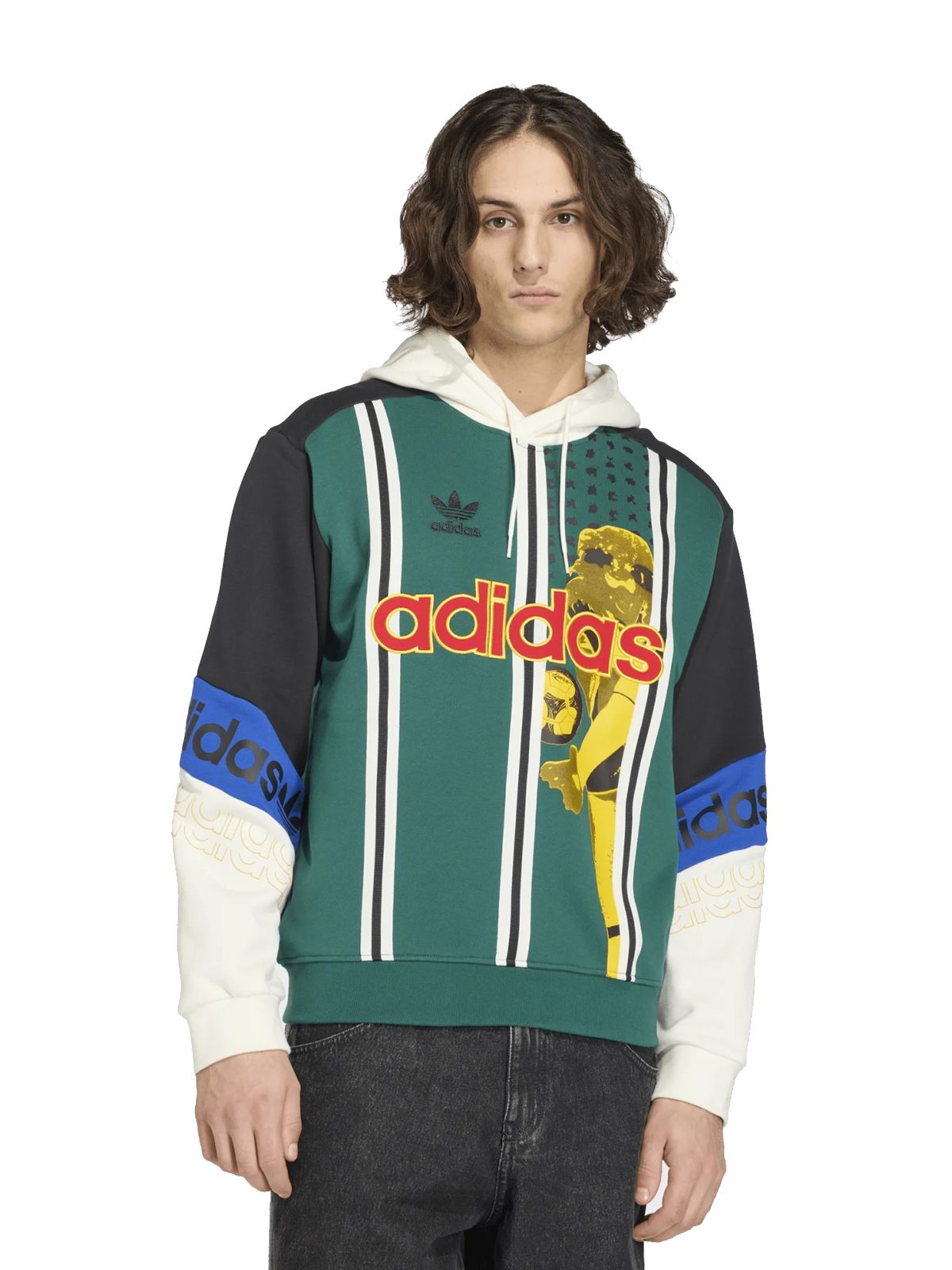 ftbl gfx hoodie green  ADIDAS ORIGINALS
