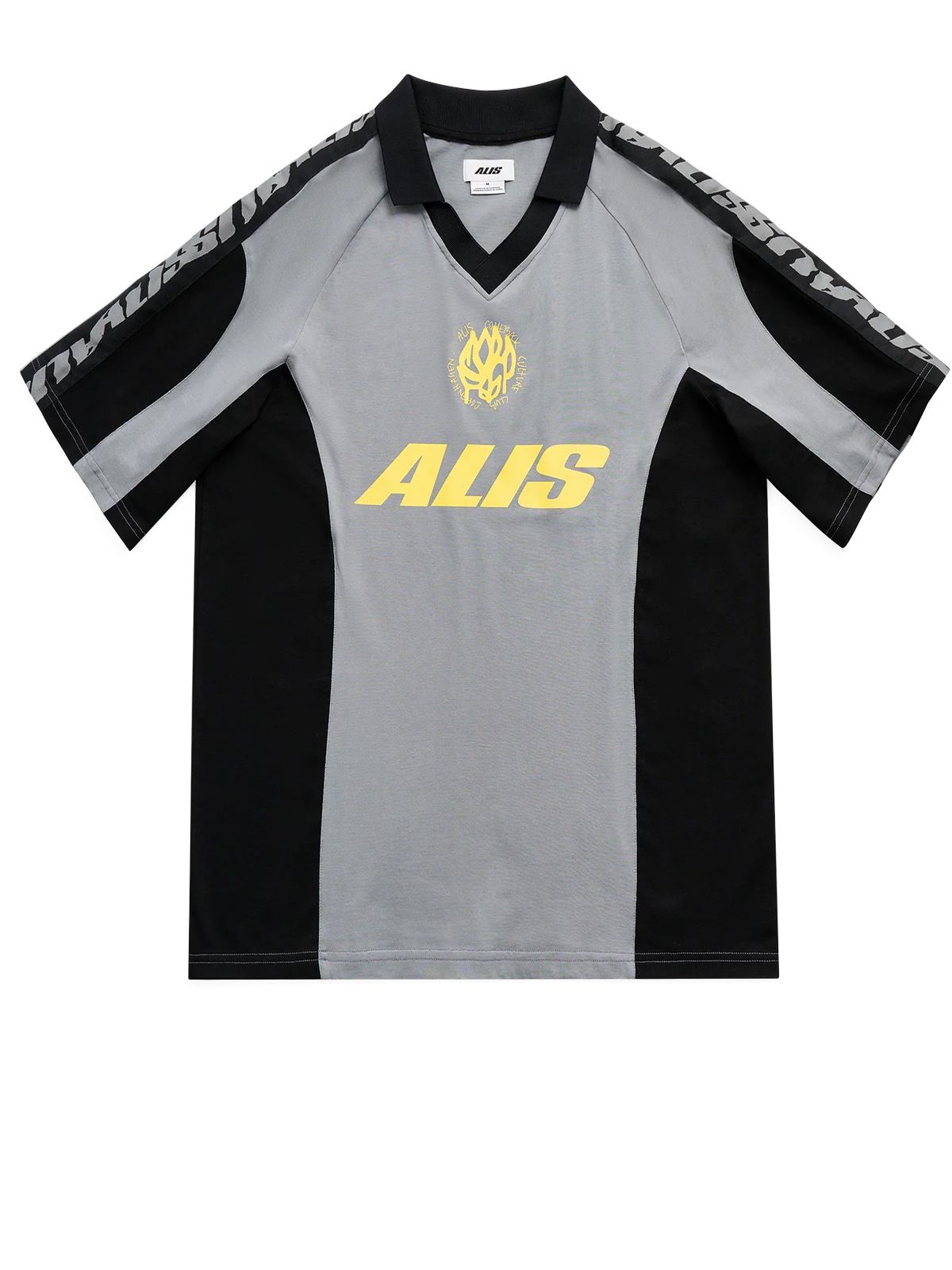 alain polo graphic nero grigio