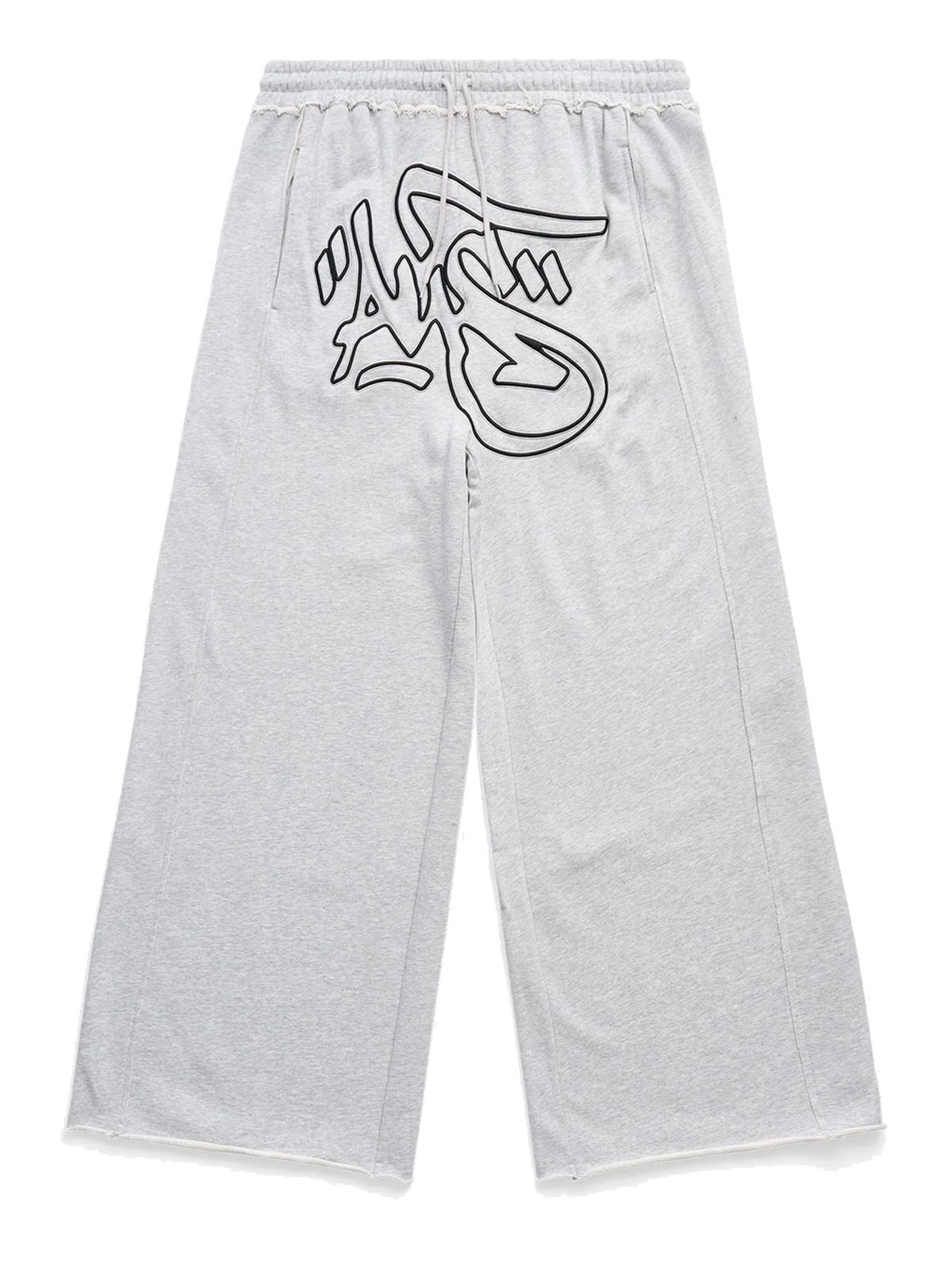 mikheil wide sweat pants grigio