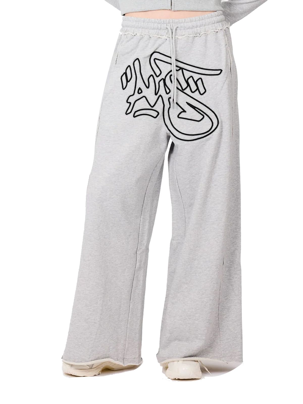 mikheil wide sweat pants grey ALIS