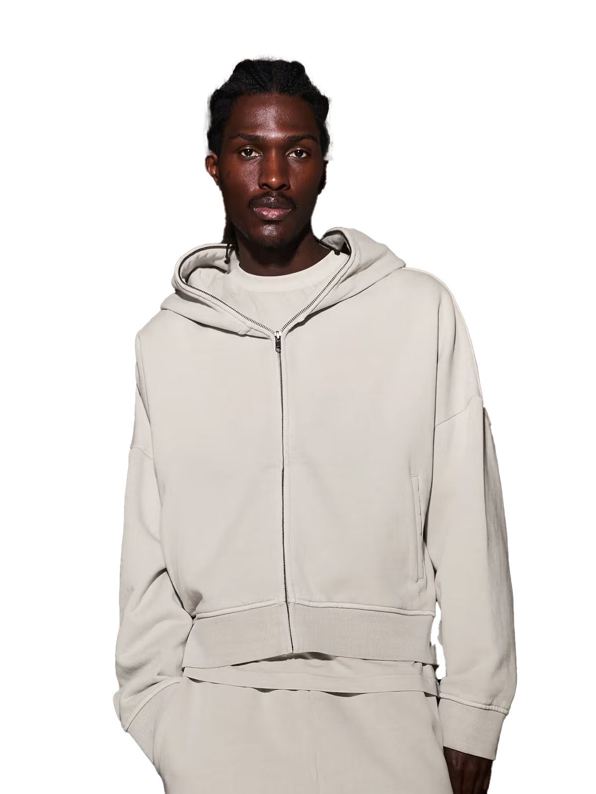 felpa eternal zip crema ENTIRE STUDIOS