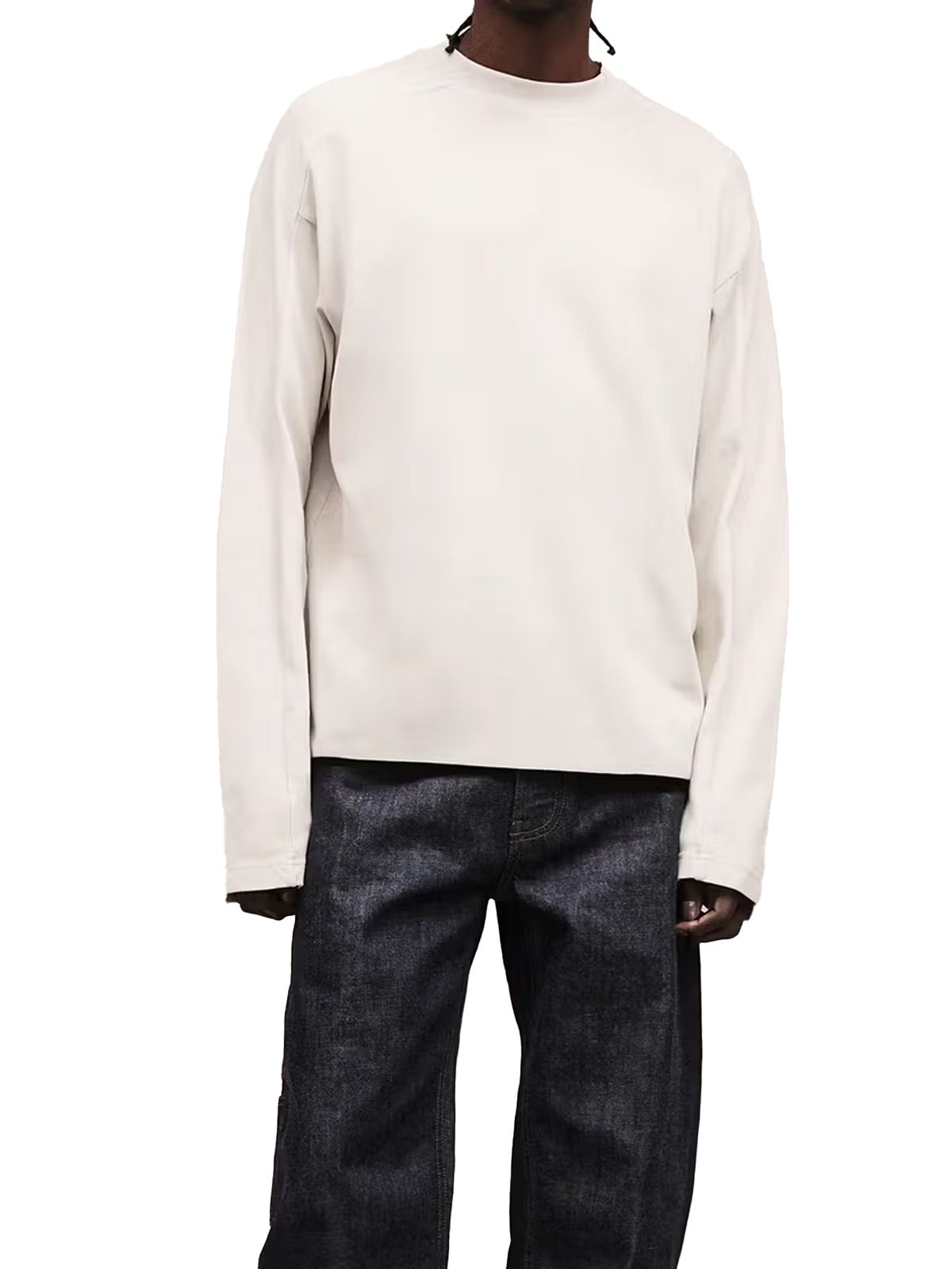 heavy long sleeve white  ENTIRE STUDIOS