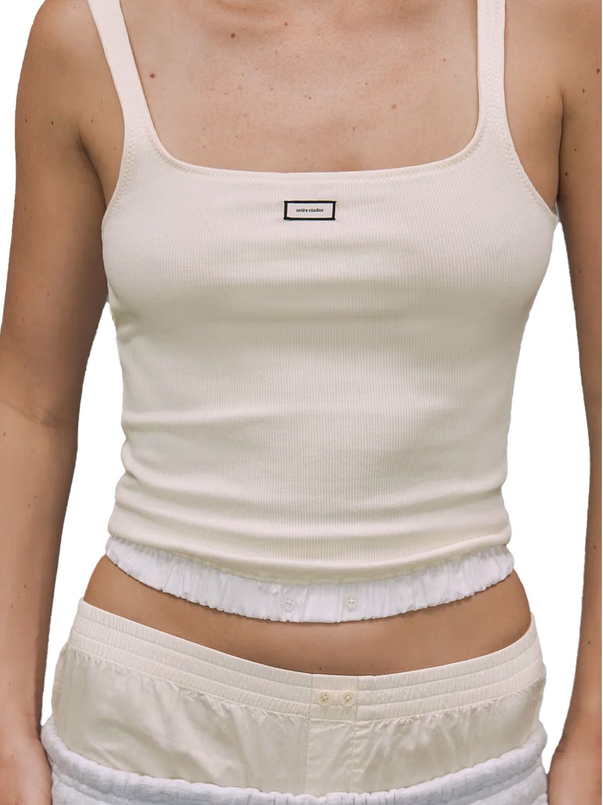 lounge tank cream  ENTIRE STUDIOS