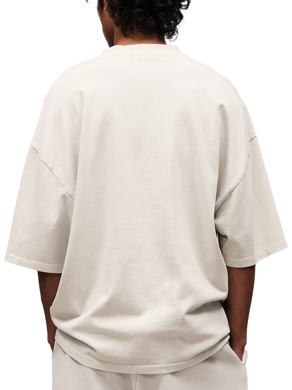heavy boxy tee white  ENTIRE STUDIOS