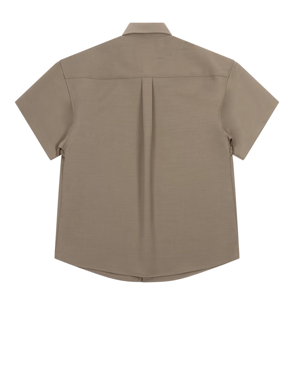 short sleeve shirt taupe  ENTIRE STUDIOS