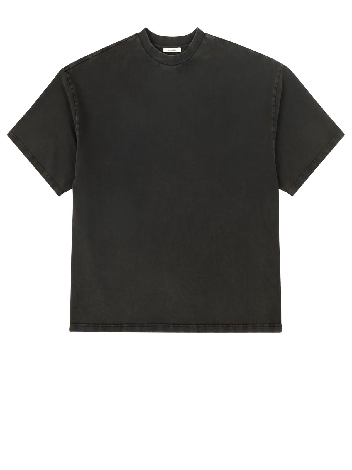 heavy boxy tee black 