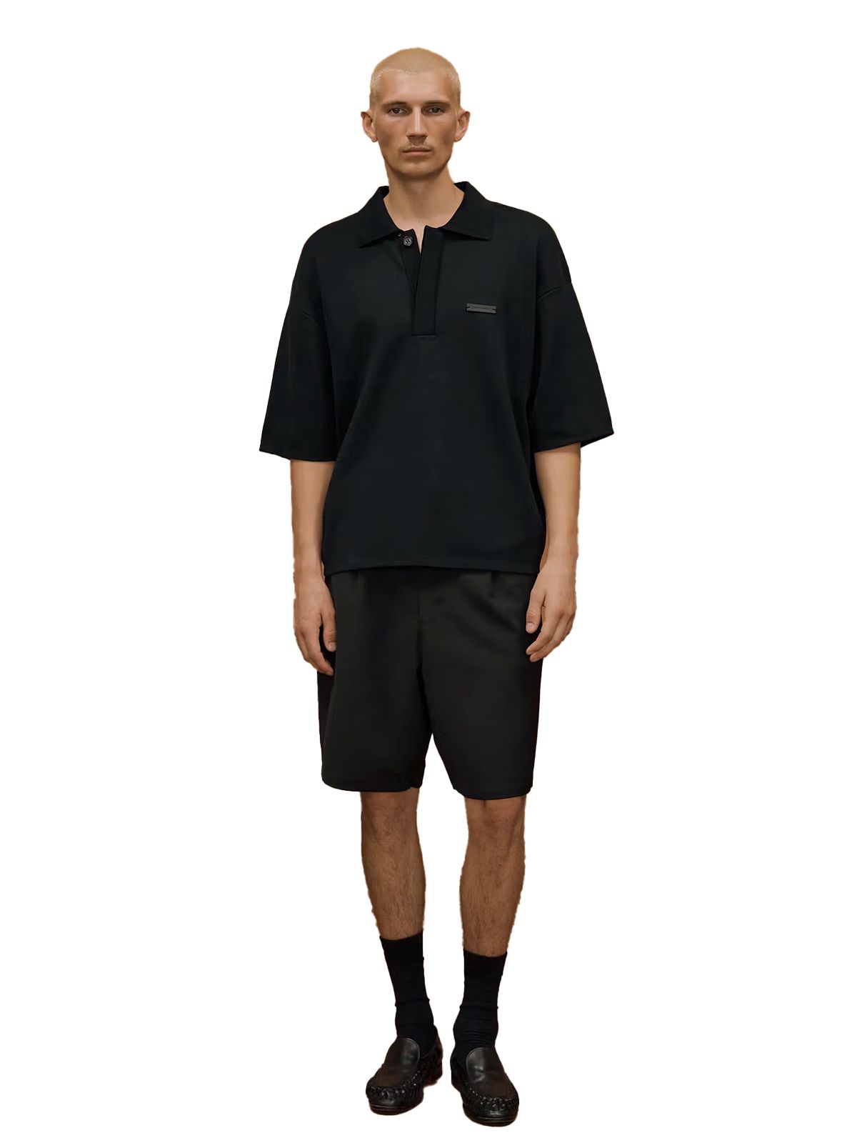 ss club polo black  ENTIRE STUDIOS