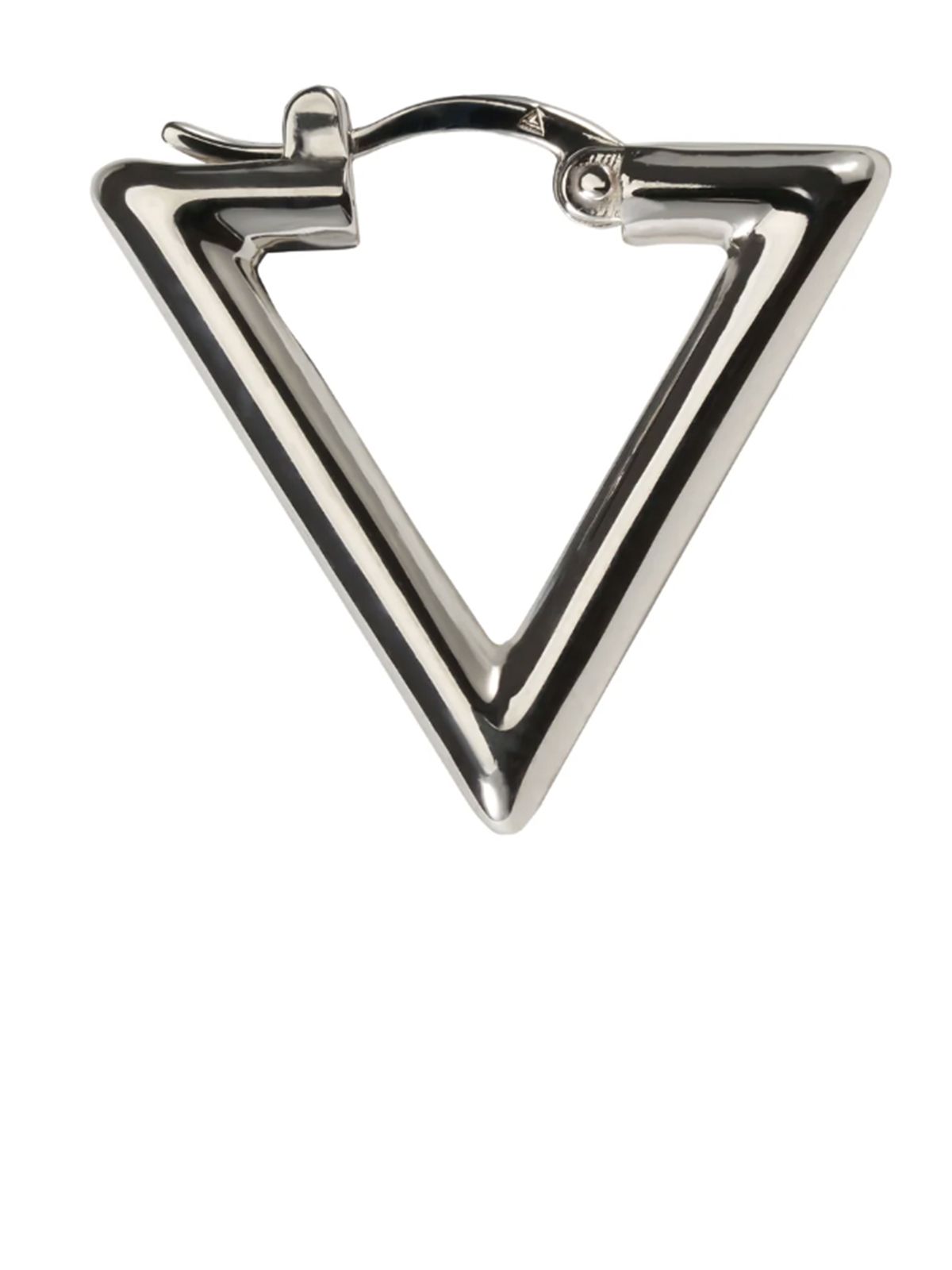 Silver triangle earrings LAGWORLD