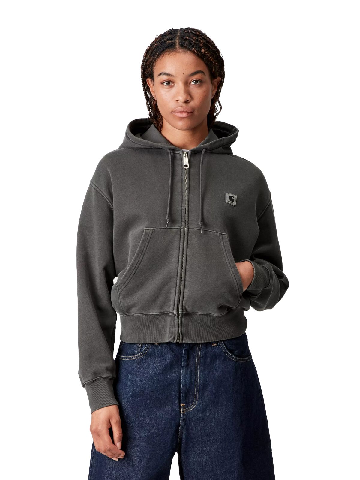 hooded nelson jacket nera  CARHARTT WIP