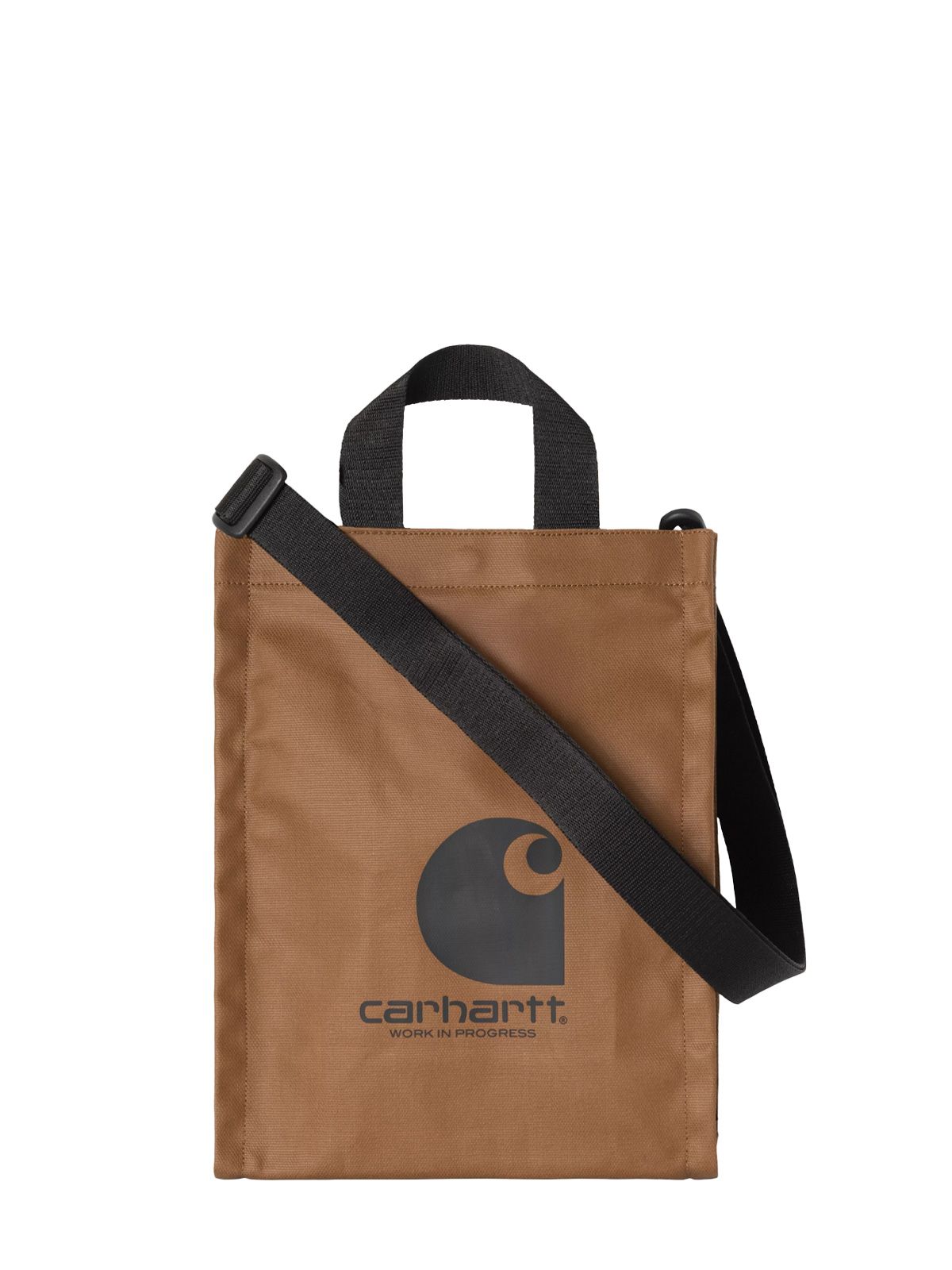 shopping bag canvas marrone 