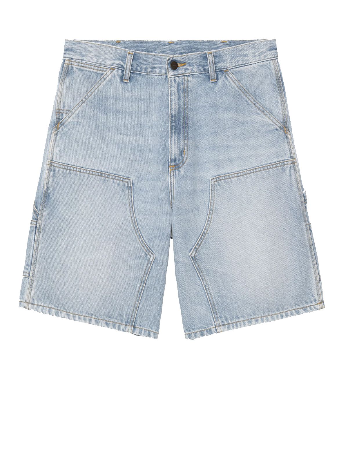 double knee short denim